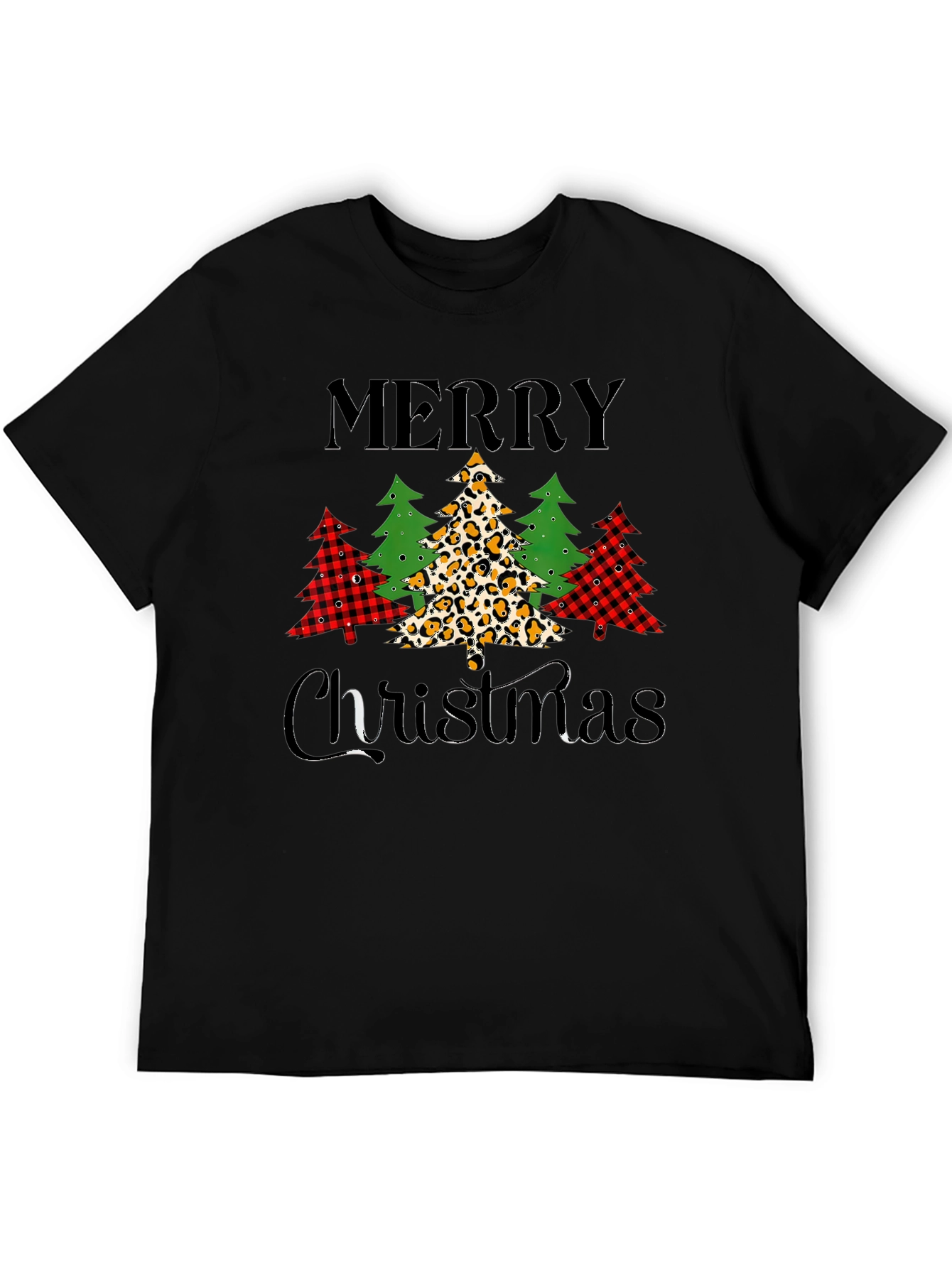 Merry Christmas Tree Graphic Tee
