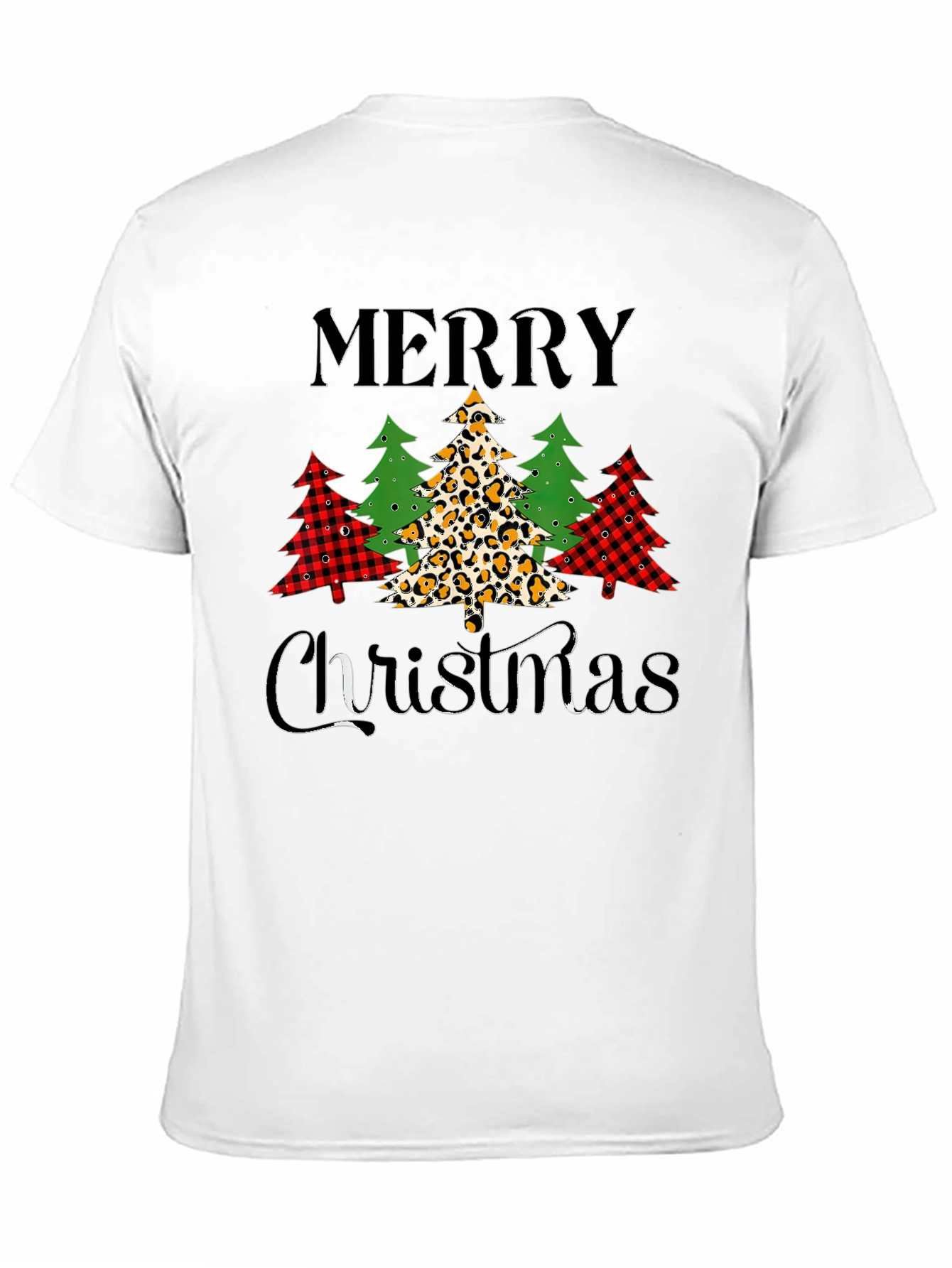 Merry Christmas Tree Graphic Tee