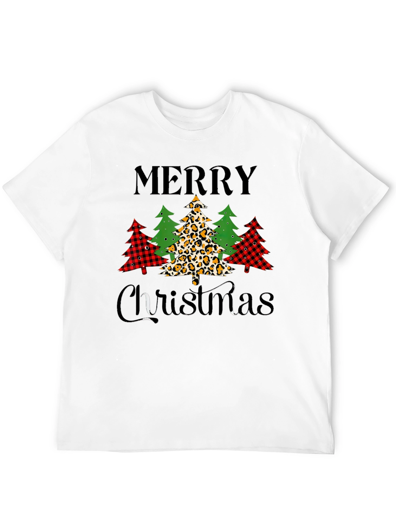 Merry Christmas Tree Graphic Tee