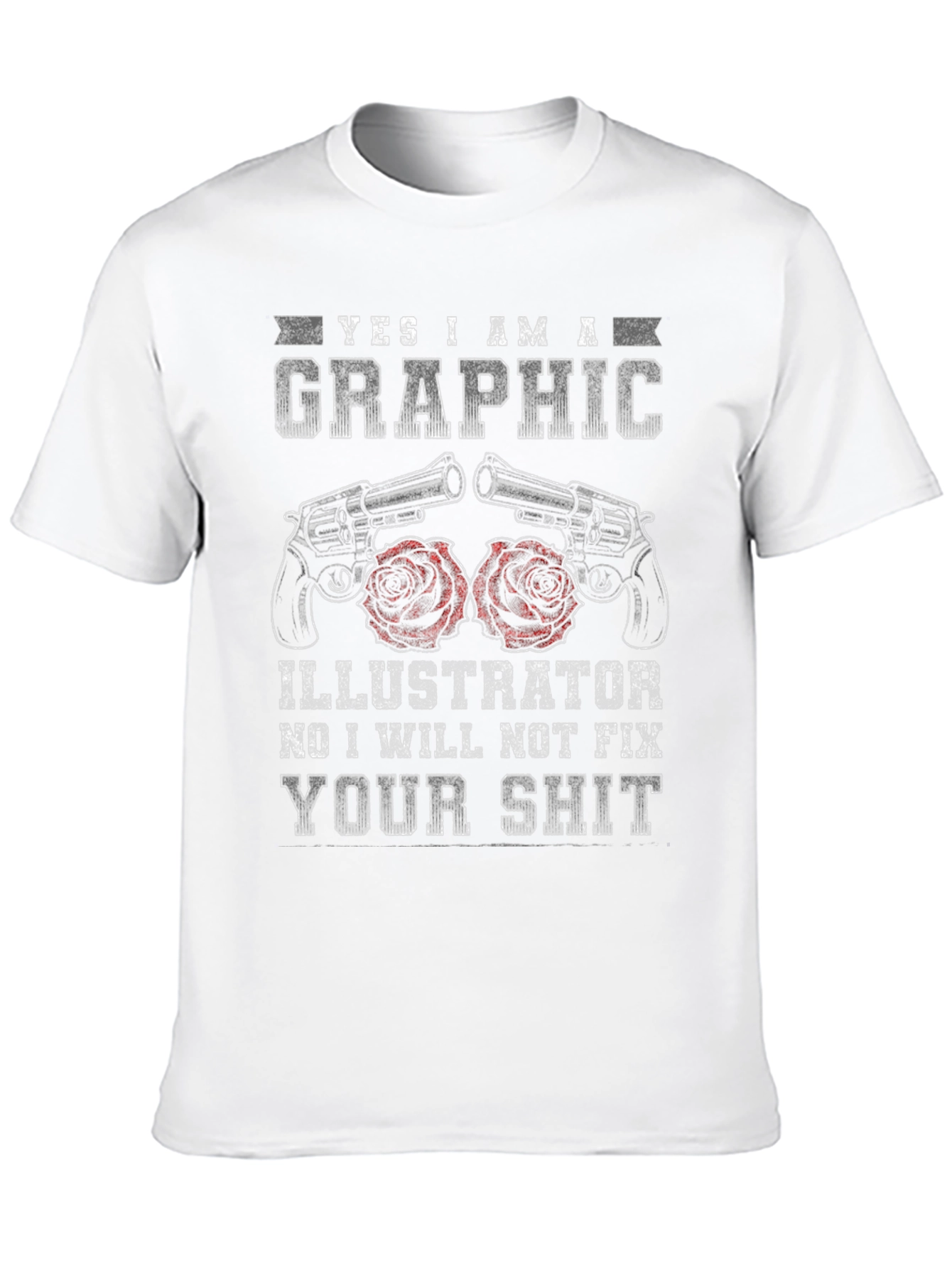 Graphic Illustrator Funny T-Shirt