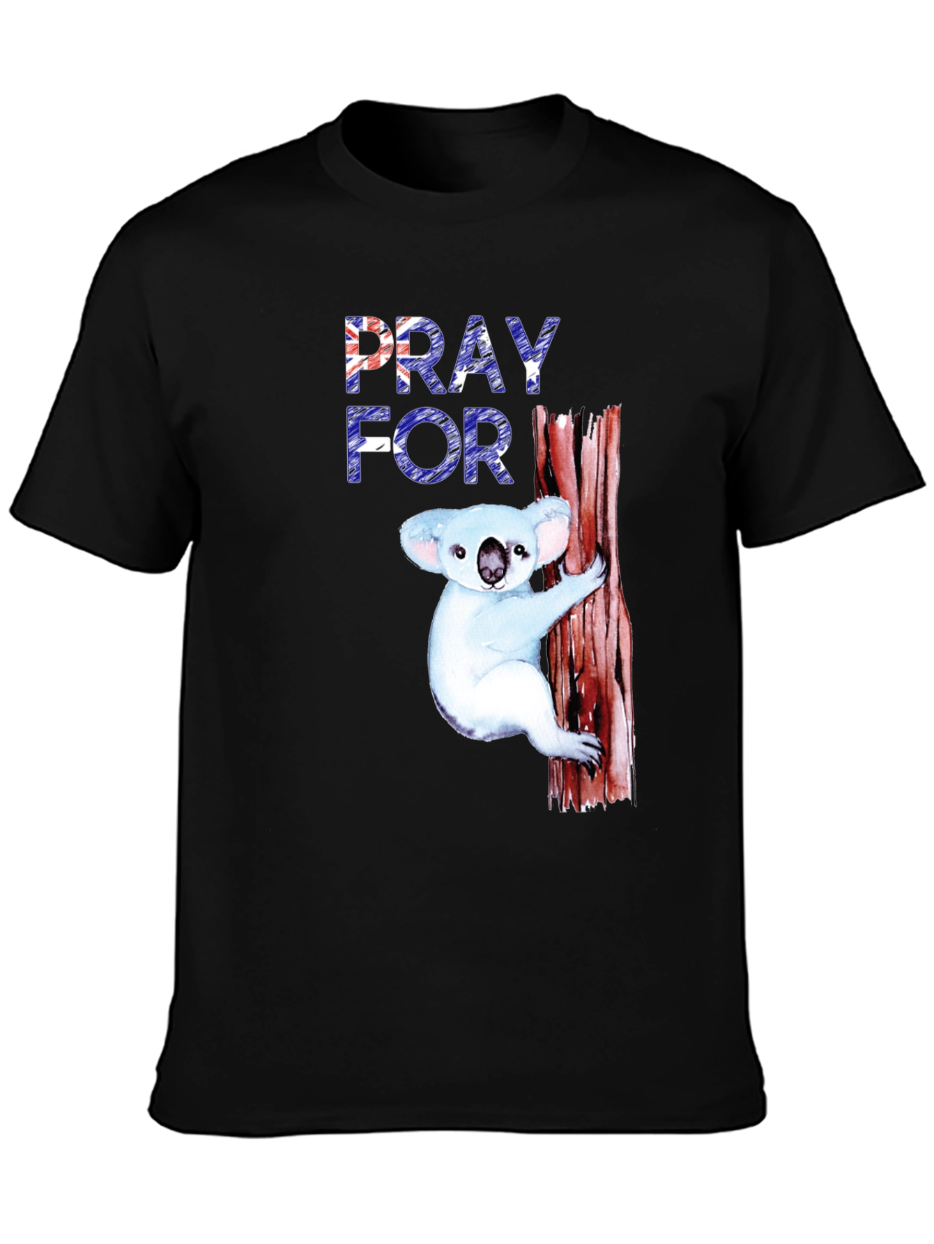 Pray for Australia T-Shirt Koala Bear Tee