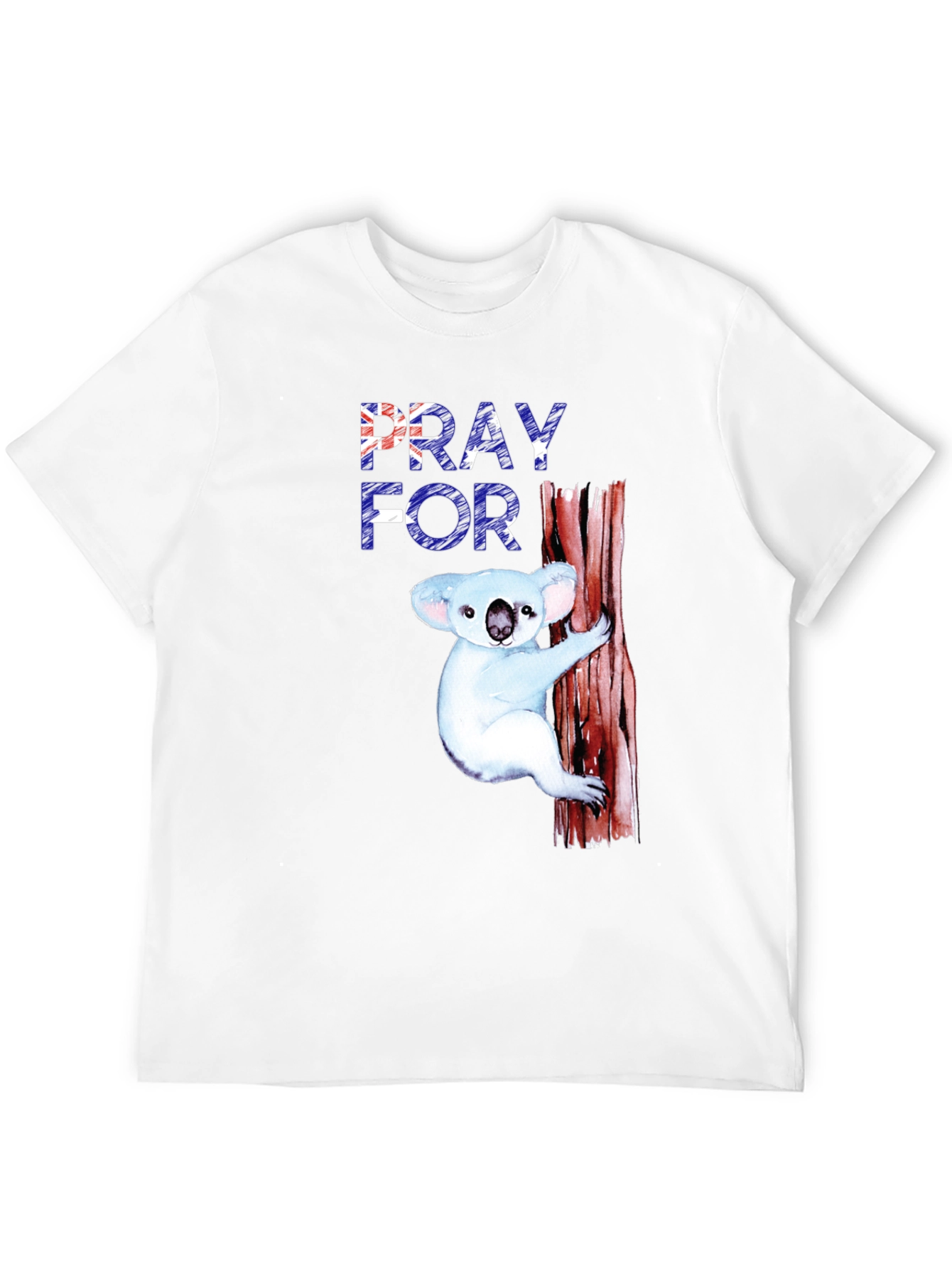 Pray for Australia T-Shirt Koala Bear Tee