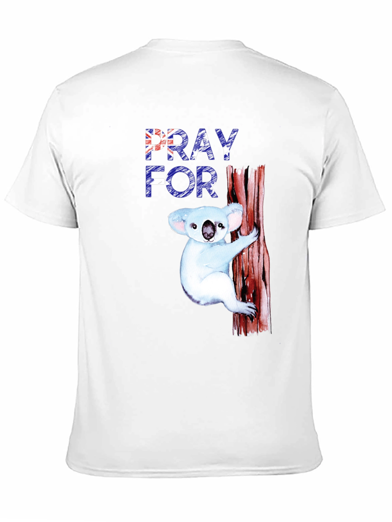 Pray for Australia T-Shirt Koala Bear Tee