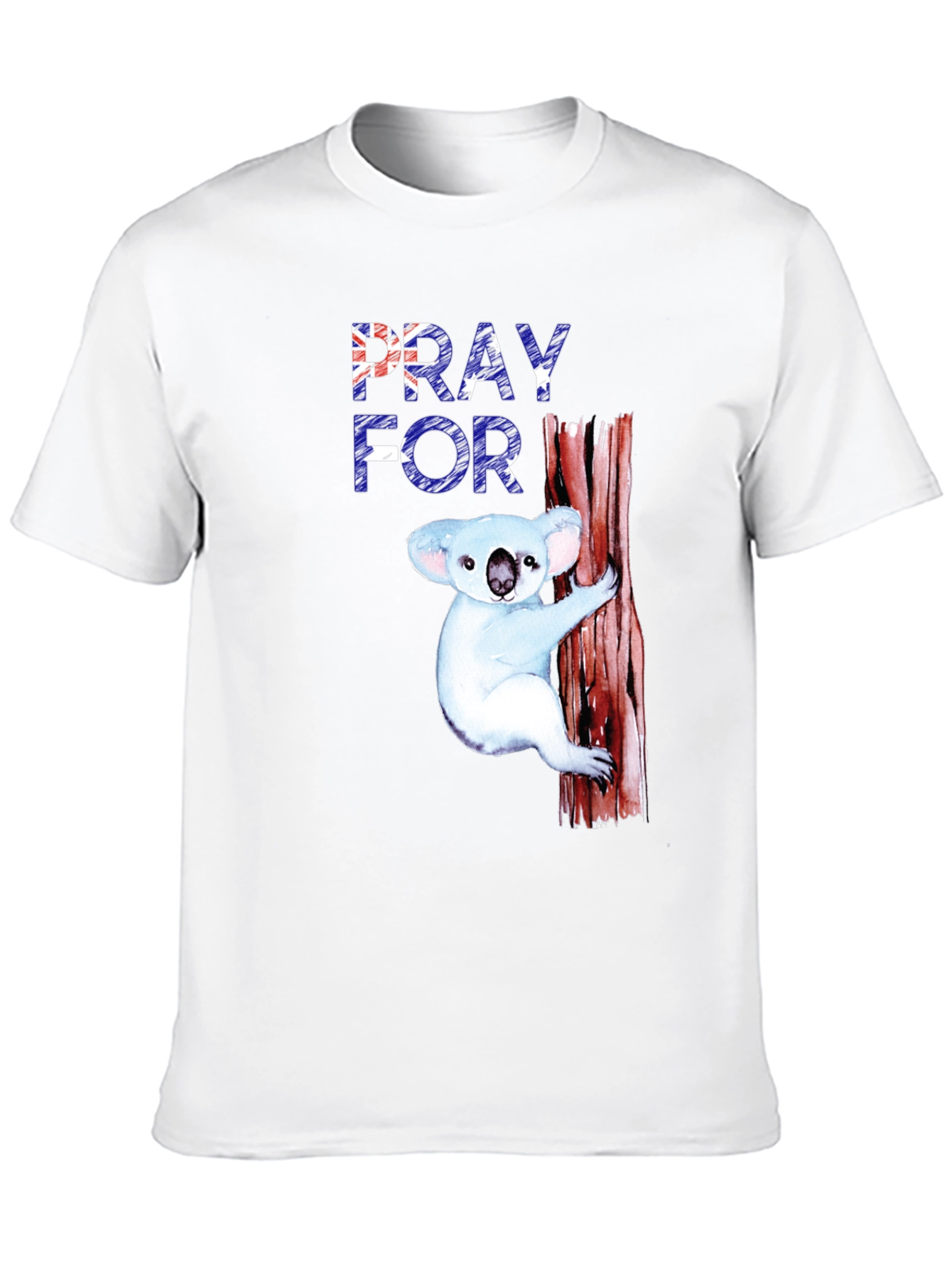 Pray for Australia T-Shirt Koala Bear Tee