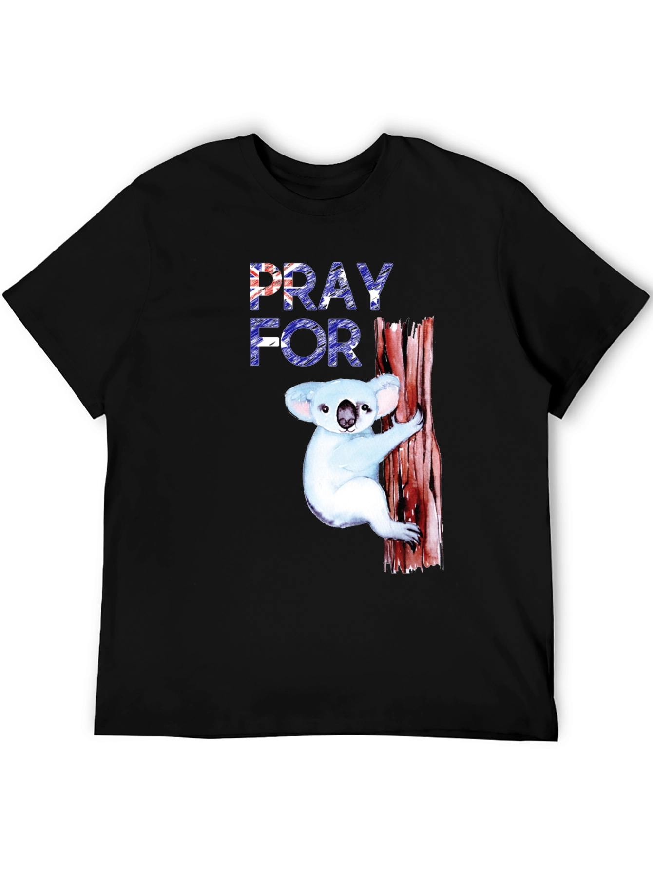 Pray for Australia T-Shirt Koala Bear Tee