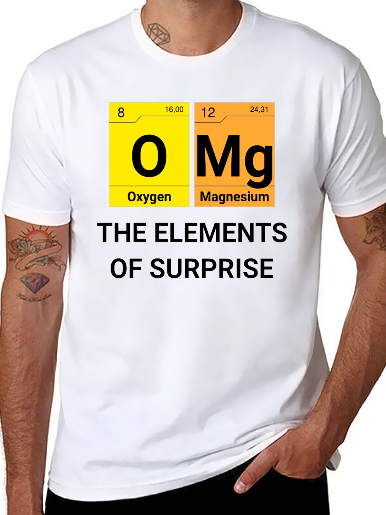 Elements of Surprise T-Shirt - Chemistry Pun!
