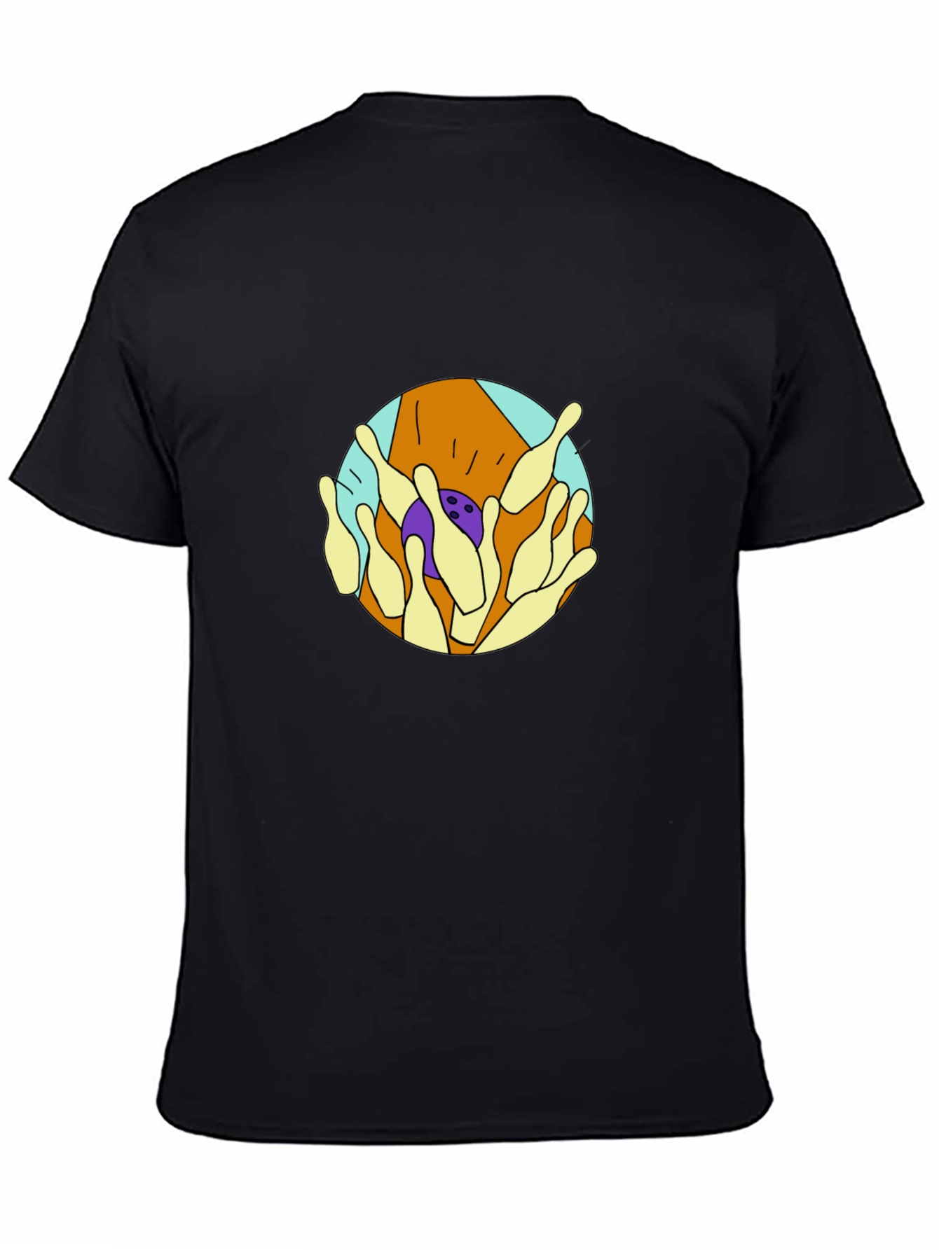 Bowling Strike Graphic Tee - Cool & Casual