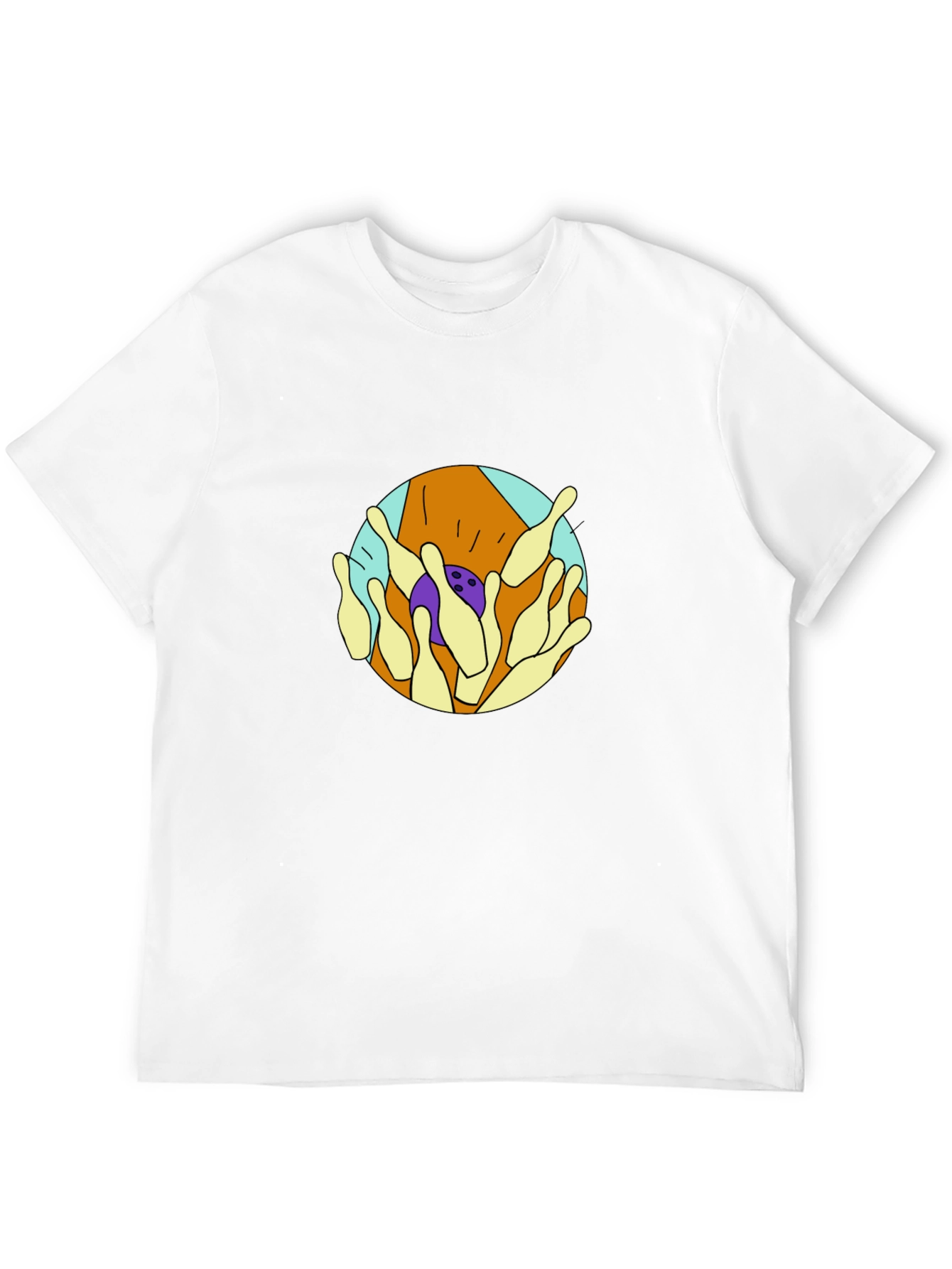 Bowling Strike Graphic Tee - Cool & Casual