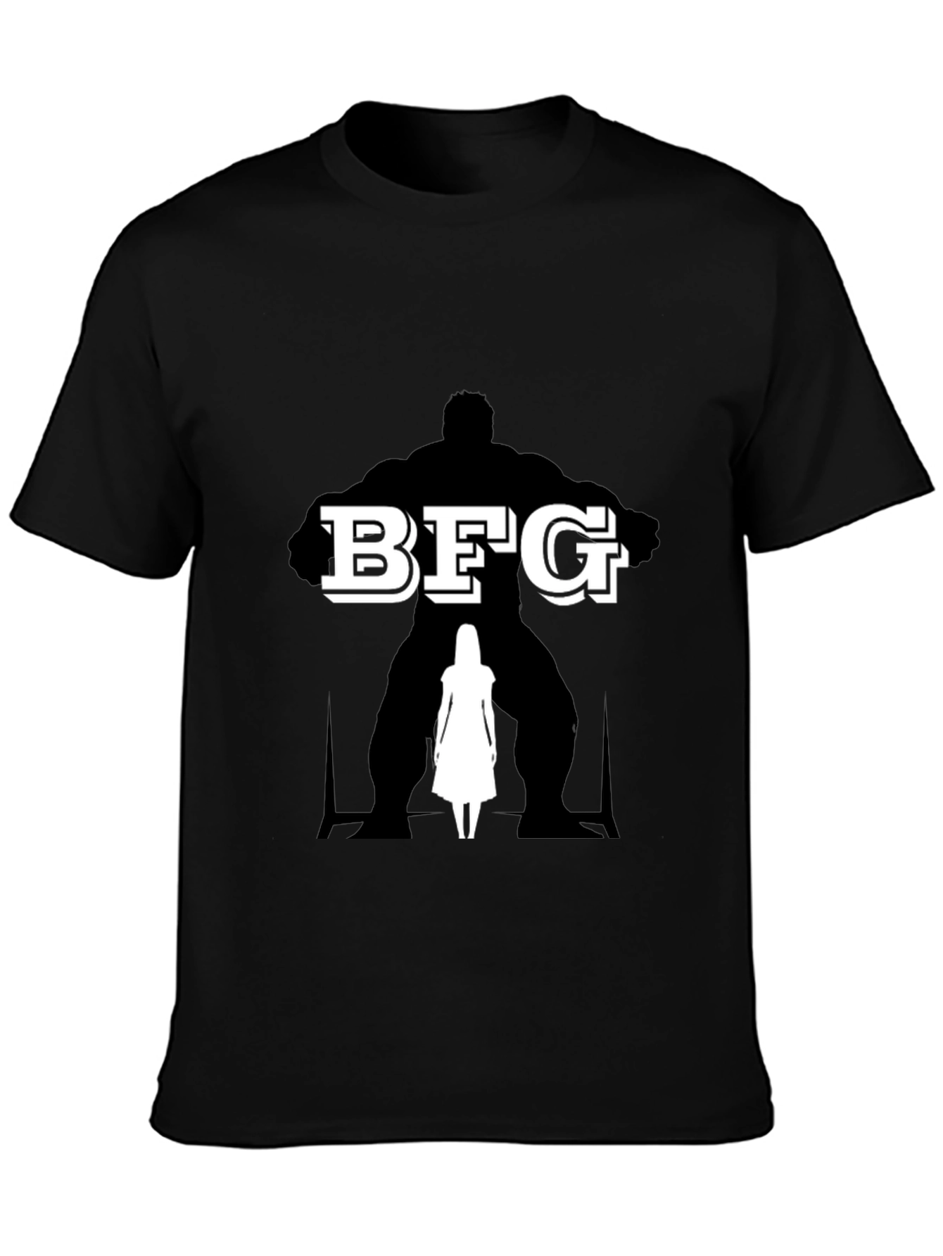 BFG Graphic Print Black T-Shirt