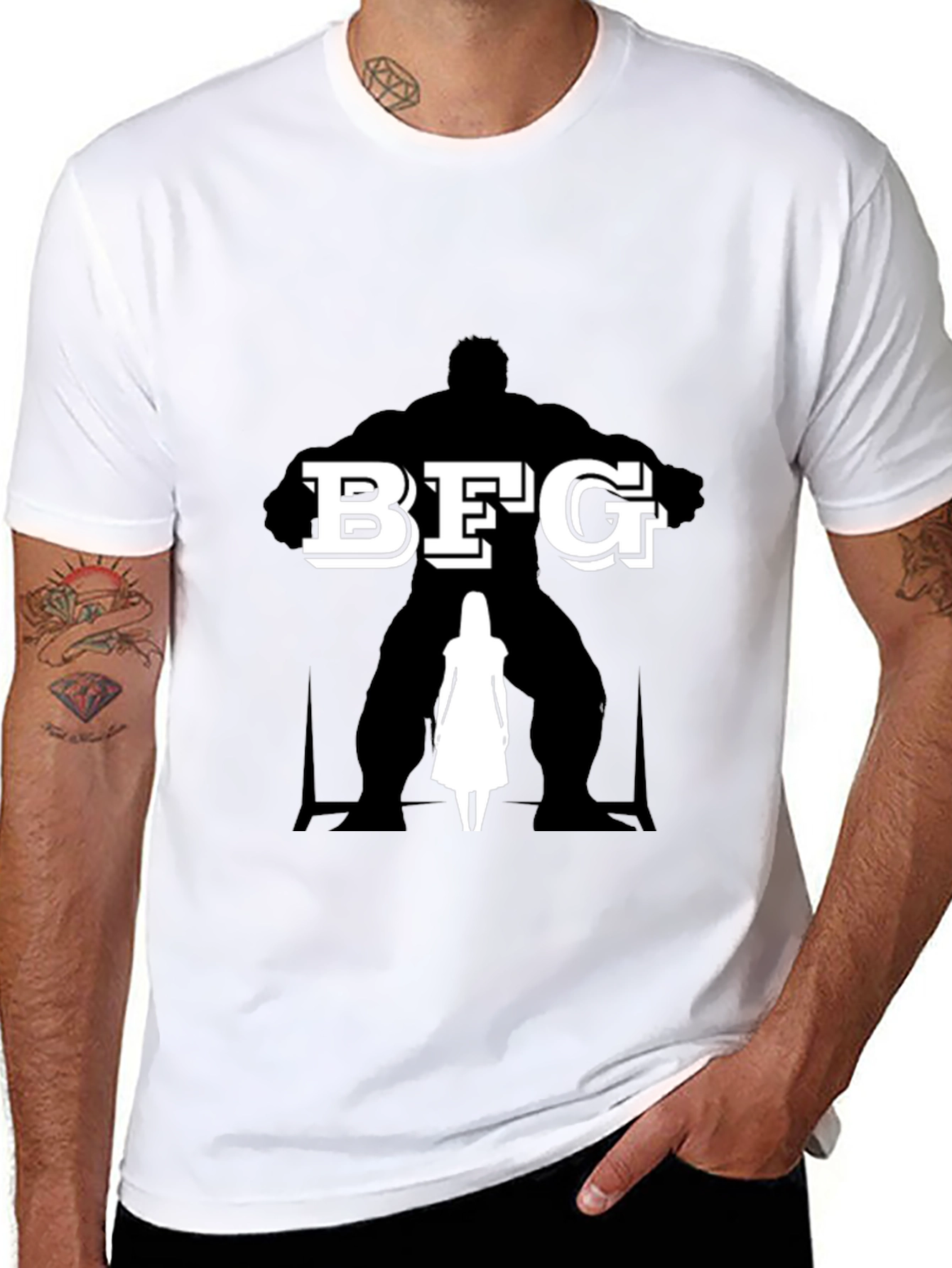 BFG Graphic Print Black T-Shirt