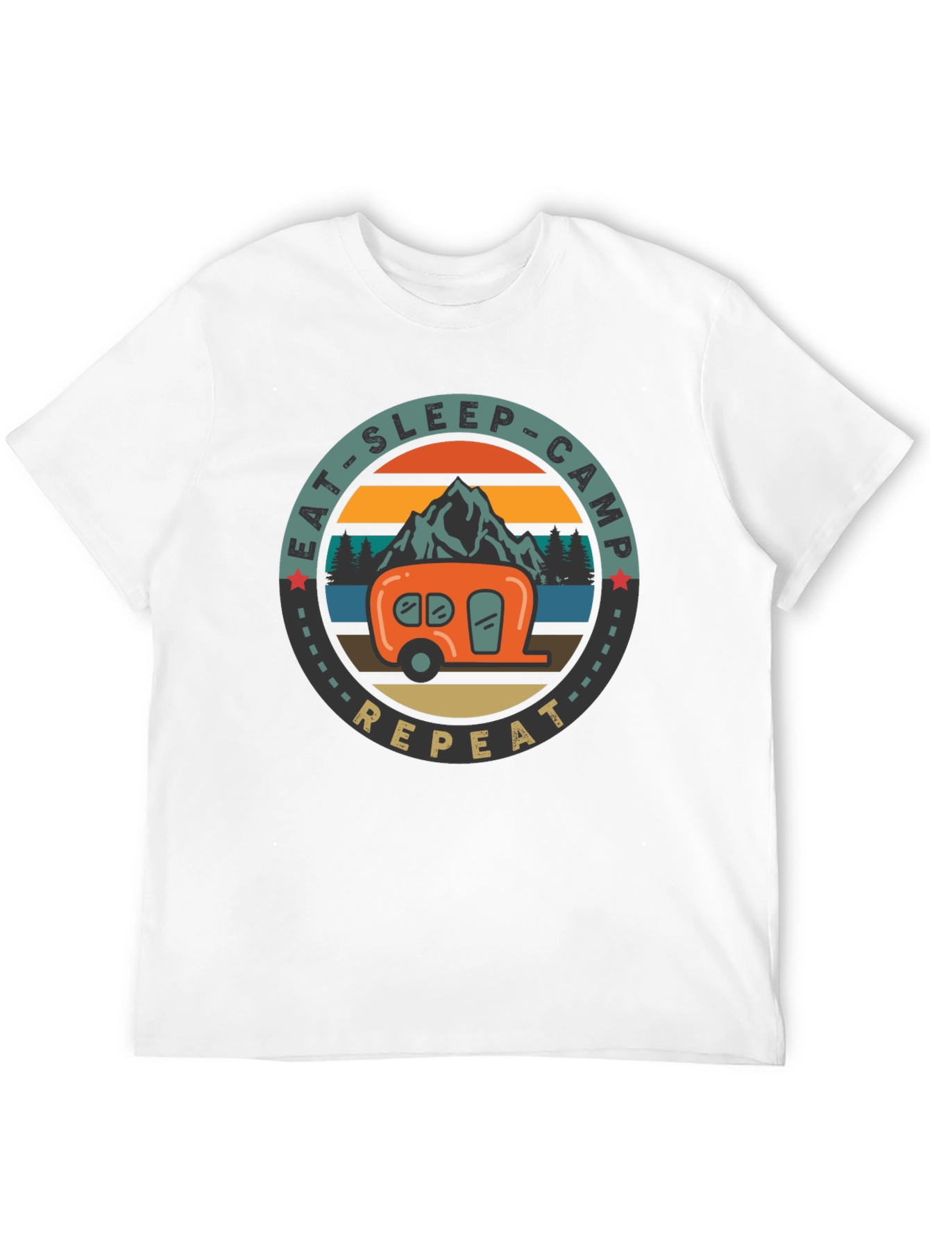 Eat Sleep Camp Repeat T-Shirt