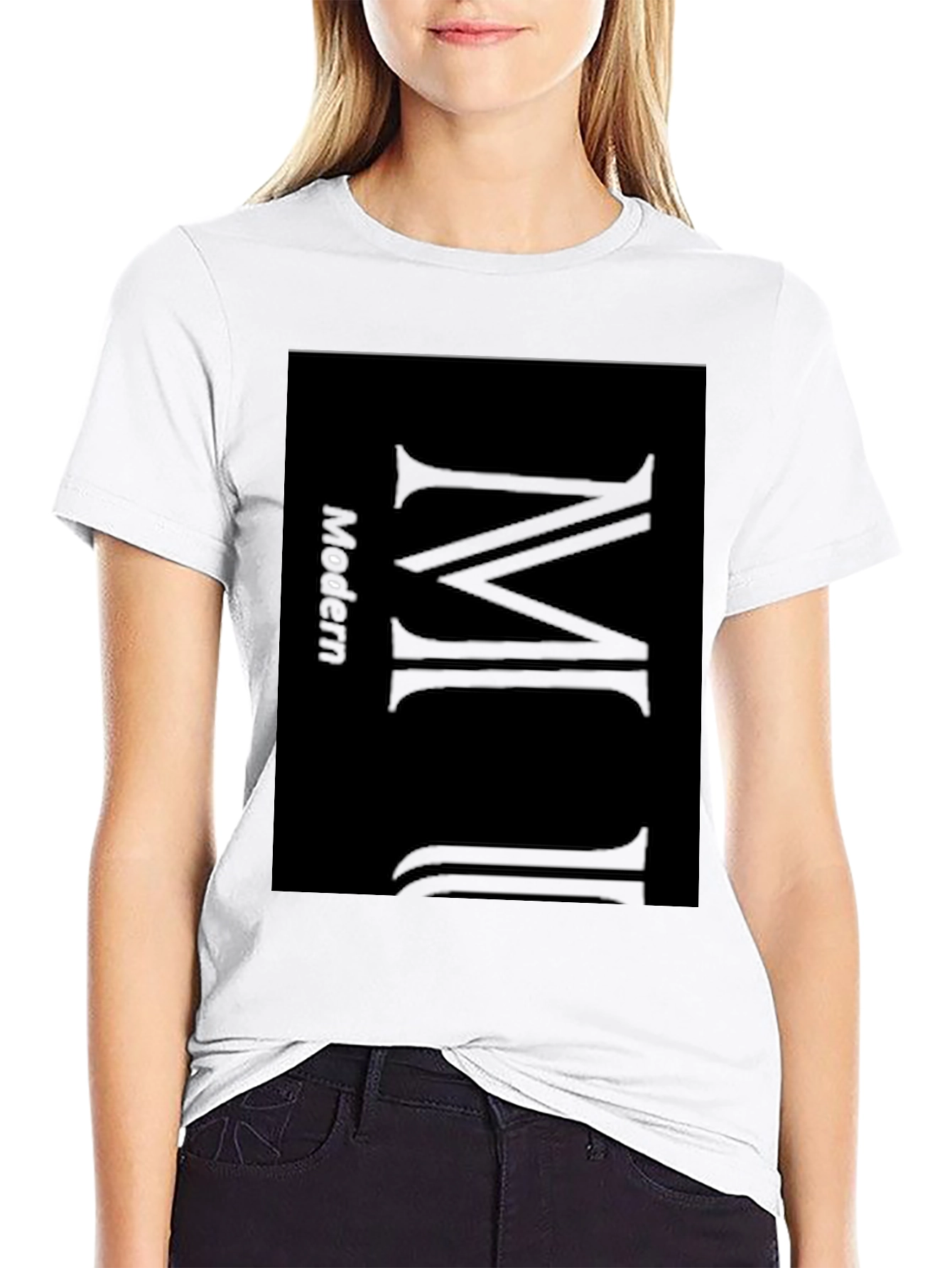 Modern Minimalist Black T-Shirt
