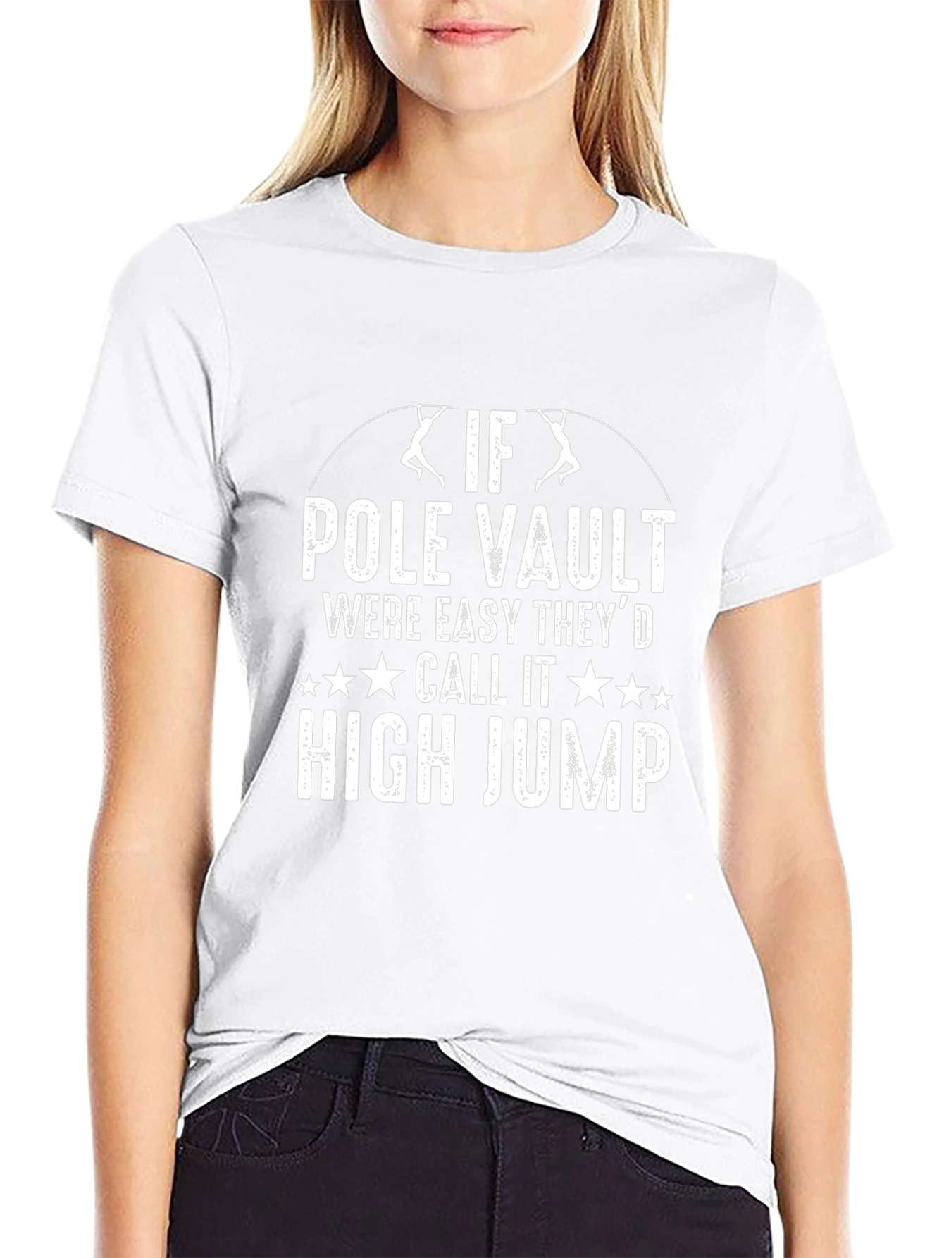 Pole Vault High Jump Graphic Tee Shirt
