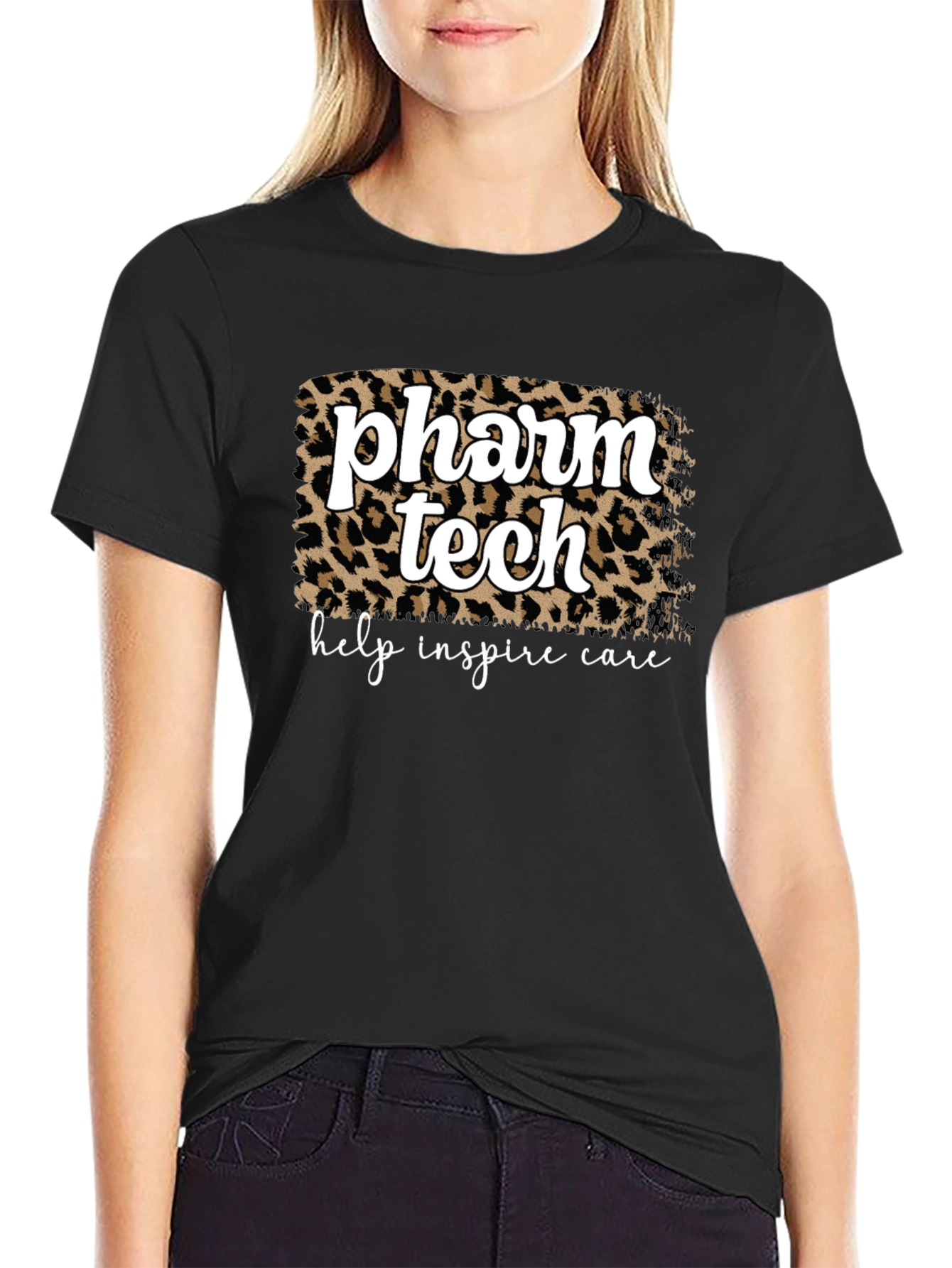 Pharm Tech Leopard Print T-Shirt
