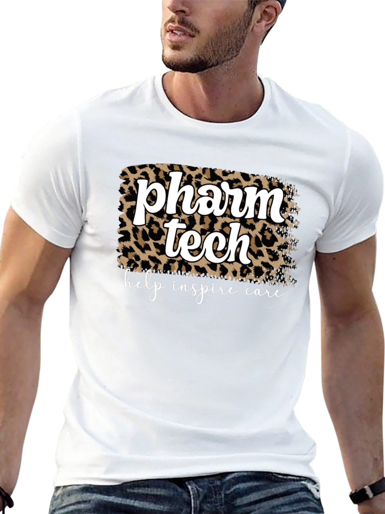 Pharm Tech Leopard Print T-Shirt
