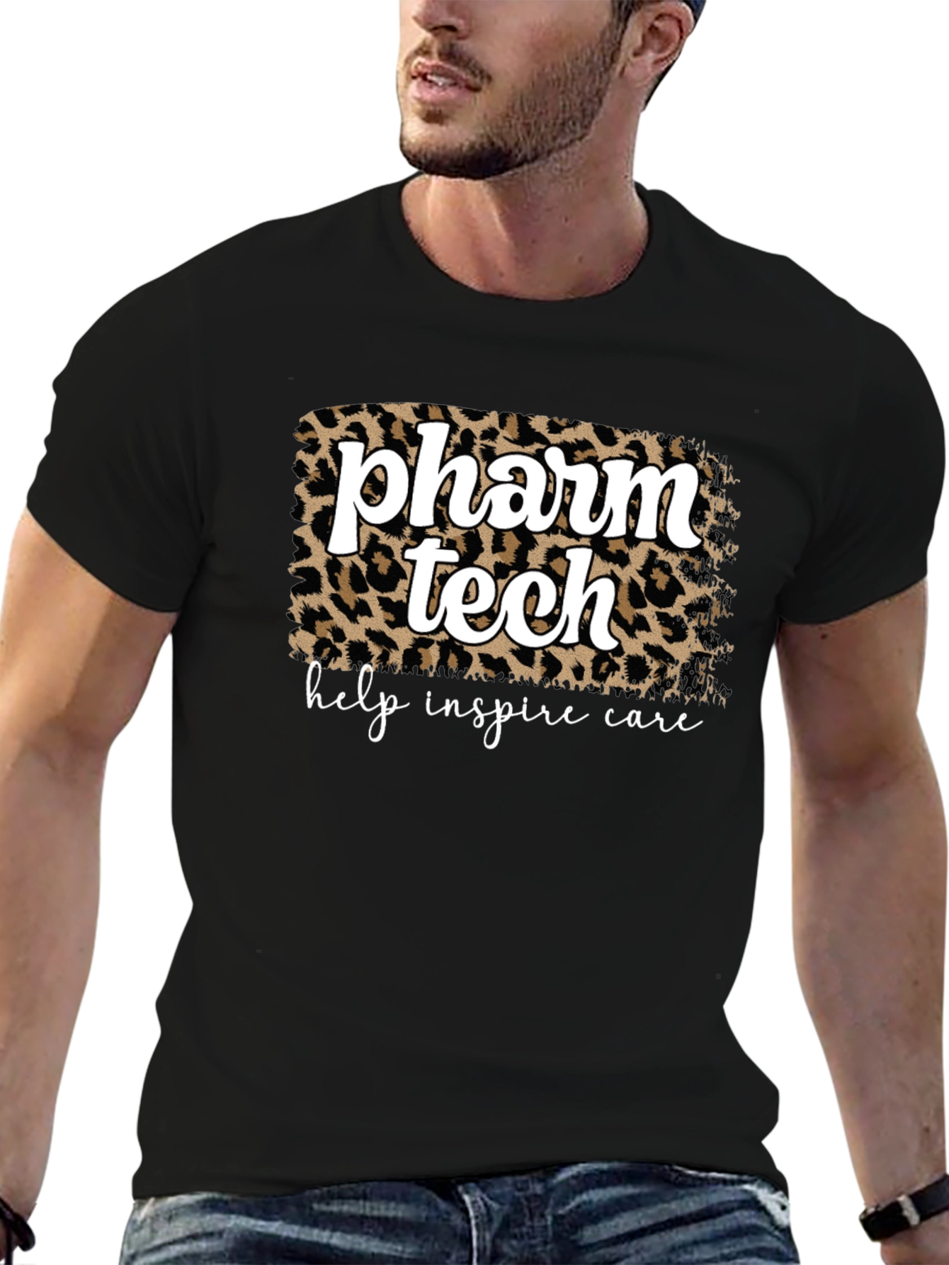 Pharm Tech Leopard Print T-Shirt