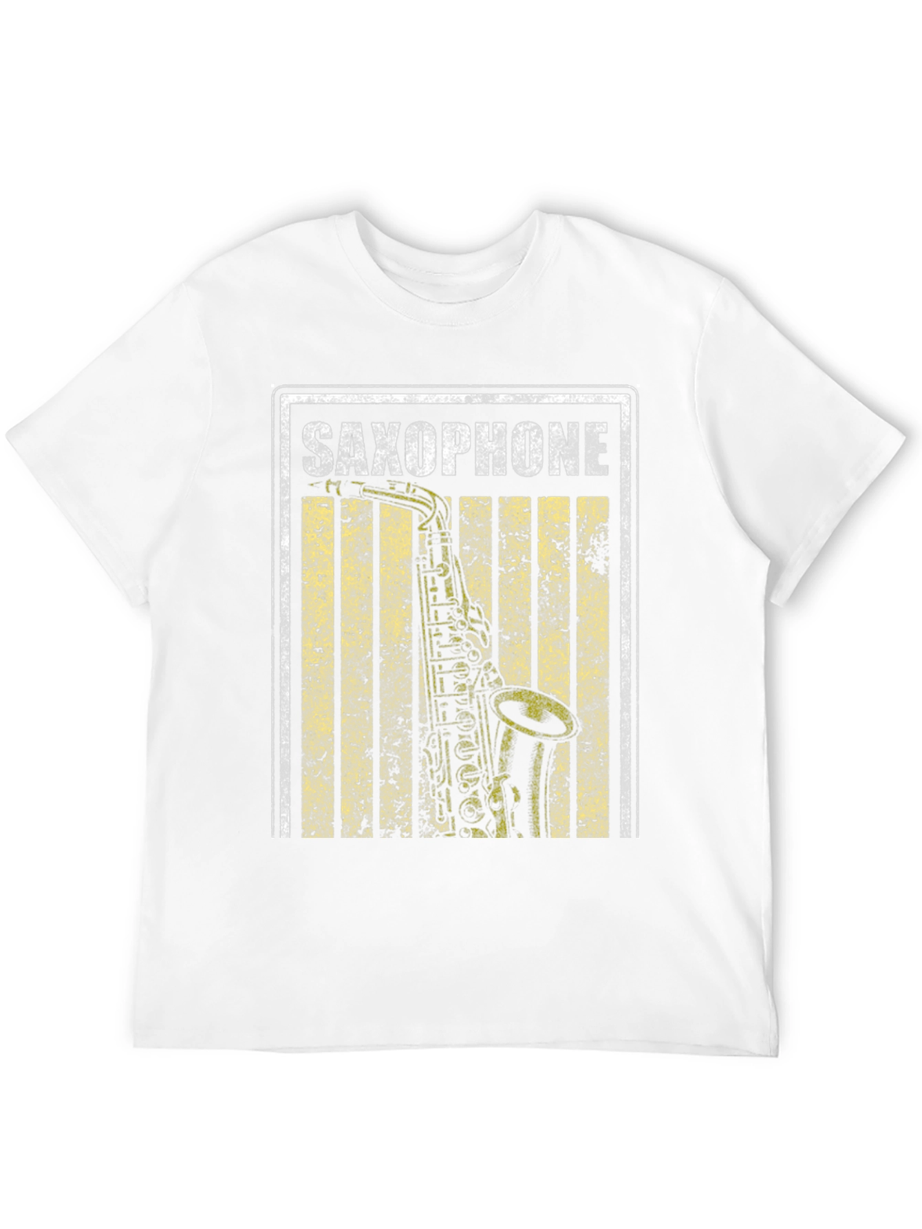 Saxophone Graphic Tee - Music Lovers Shirt