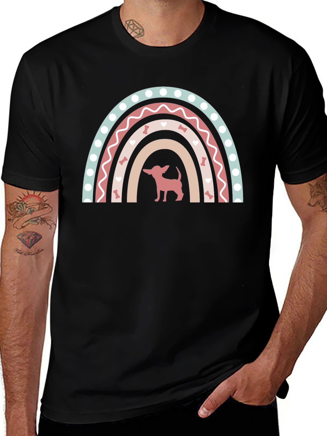 Chihuahua Rainbow T-Shirt - Dog Lover Tee