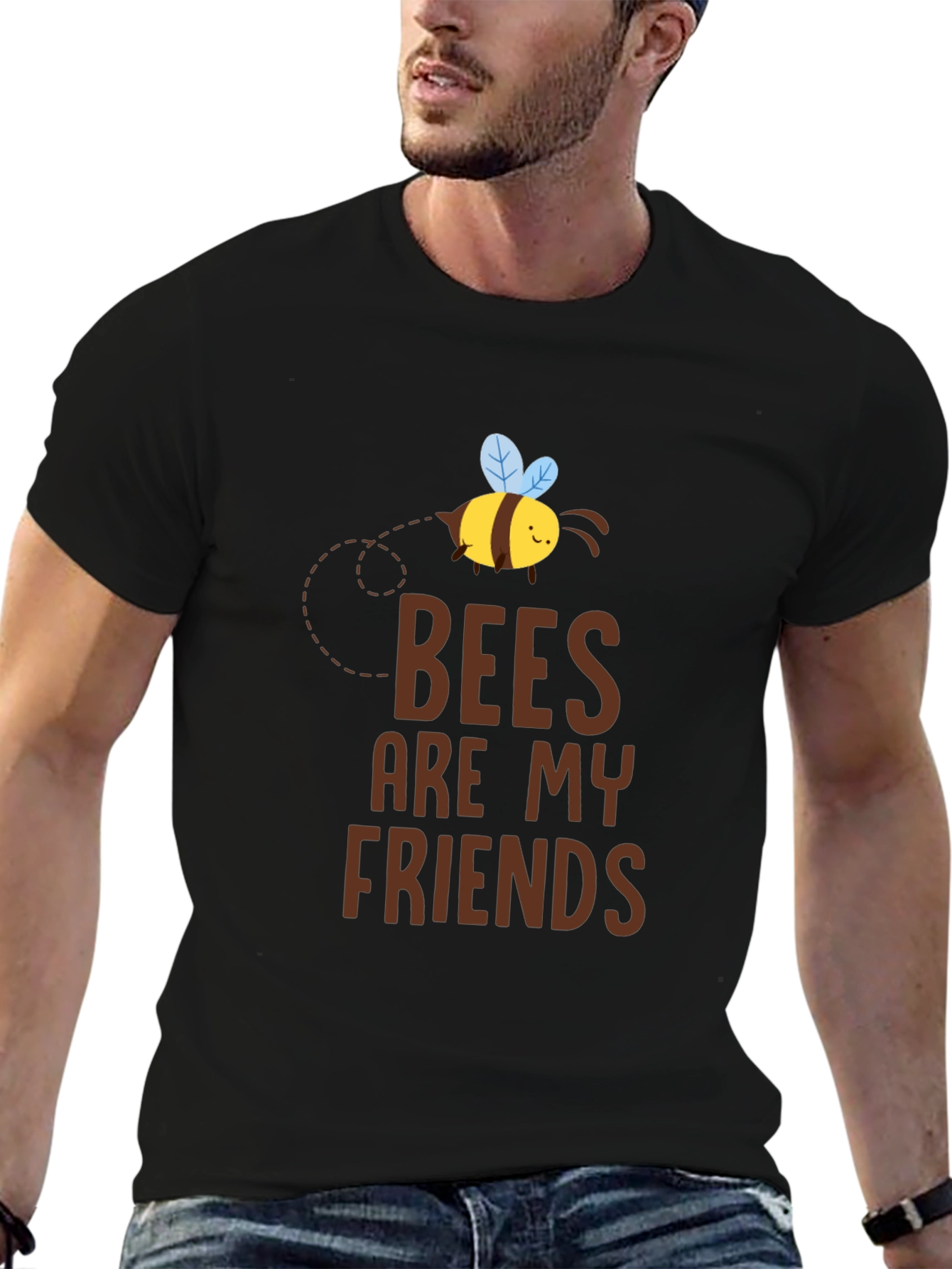 Bees Are My Friends Graphic T-Shirt