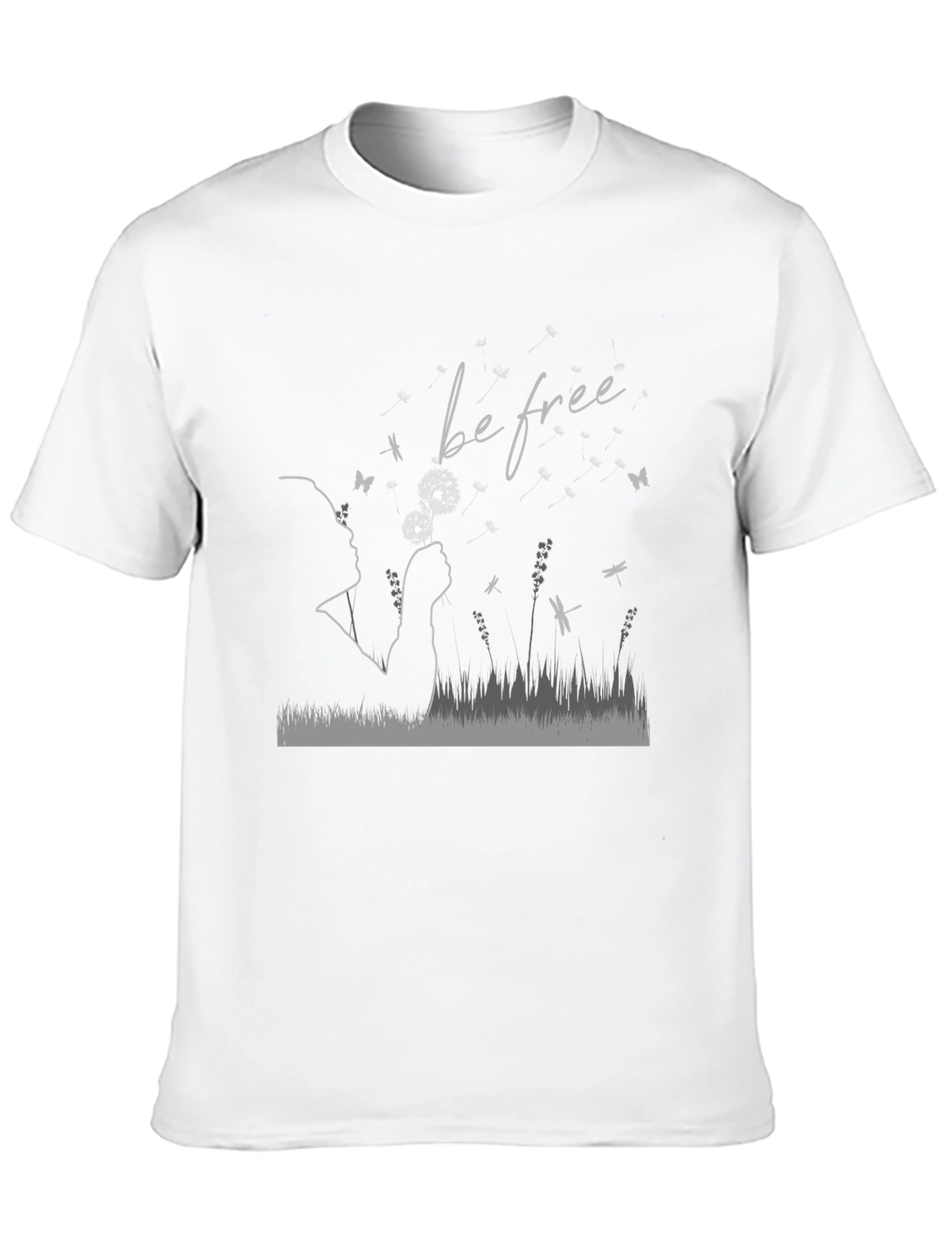 Be Free Dandelion T-Shirt - Soft Cotton Blend