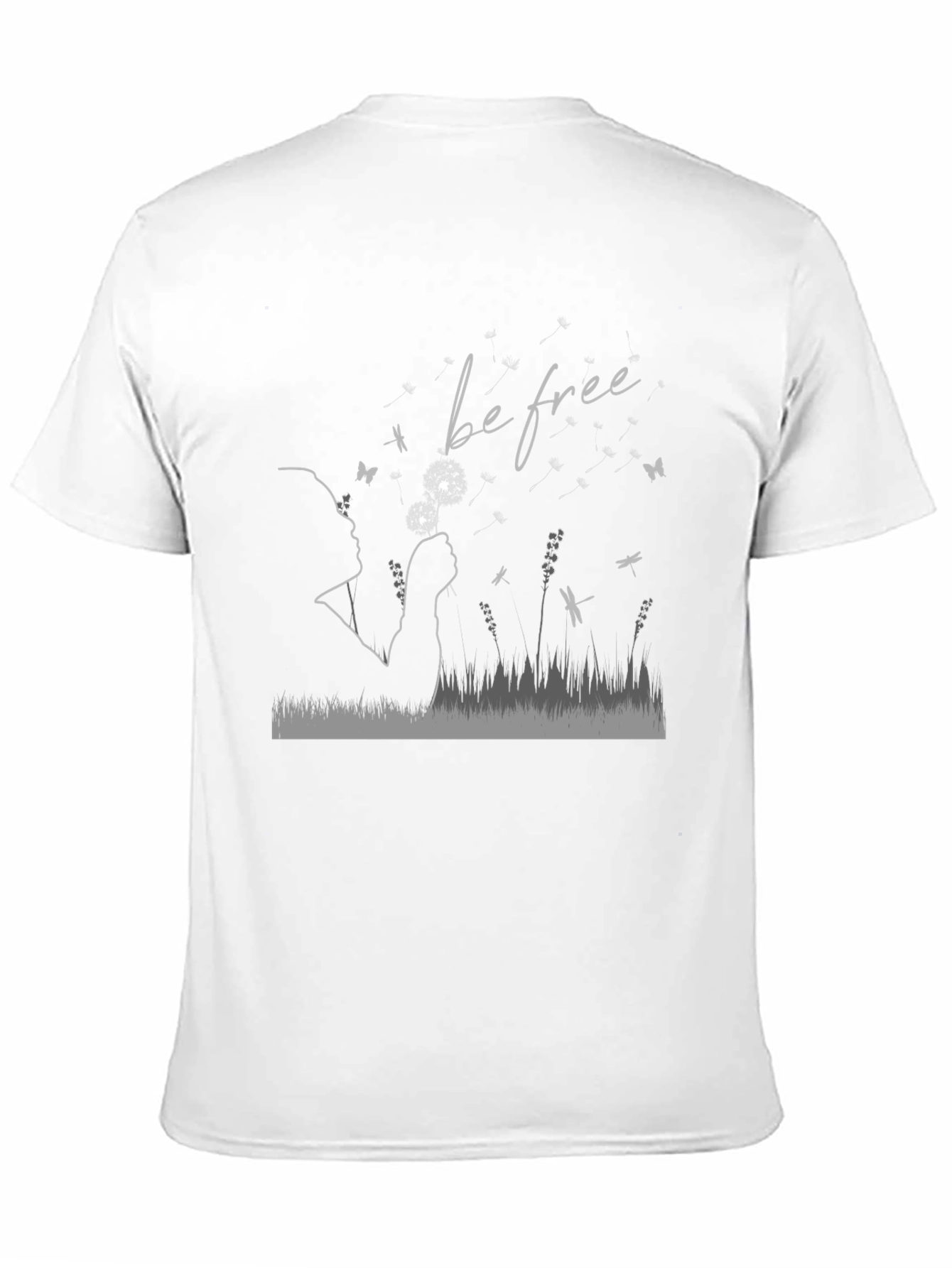Be Free Dandelion T-Shirt - Soft Cotton Blend