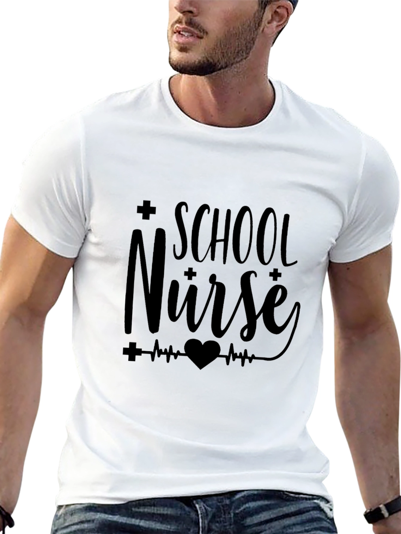 School Nurse T-Shirt Black