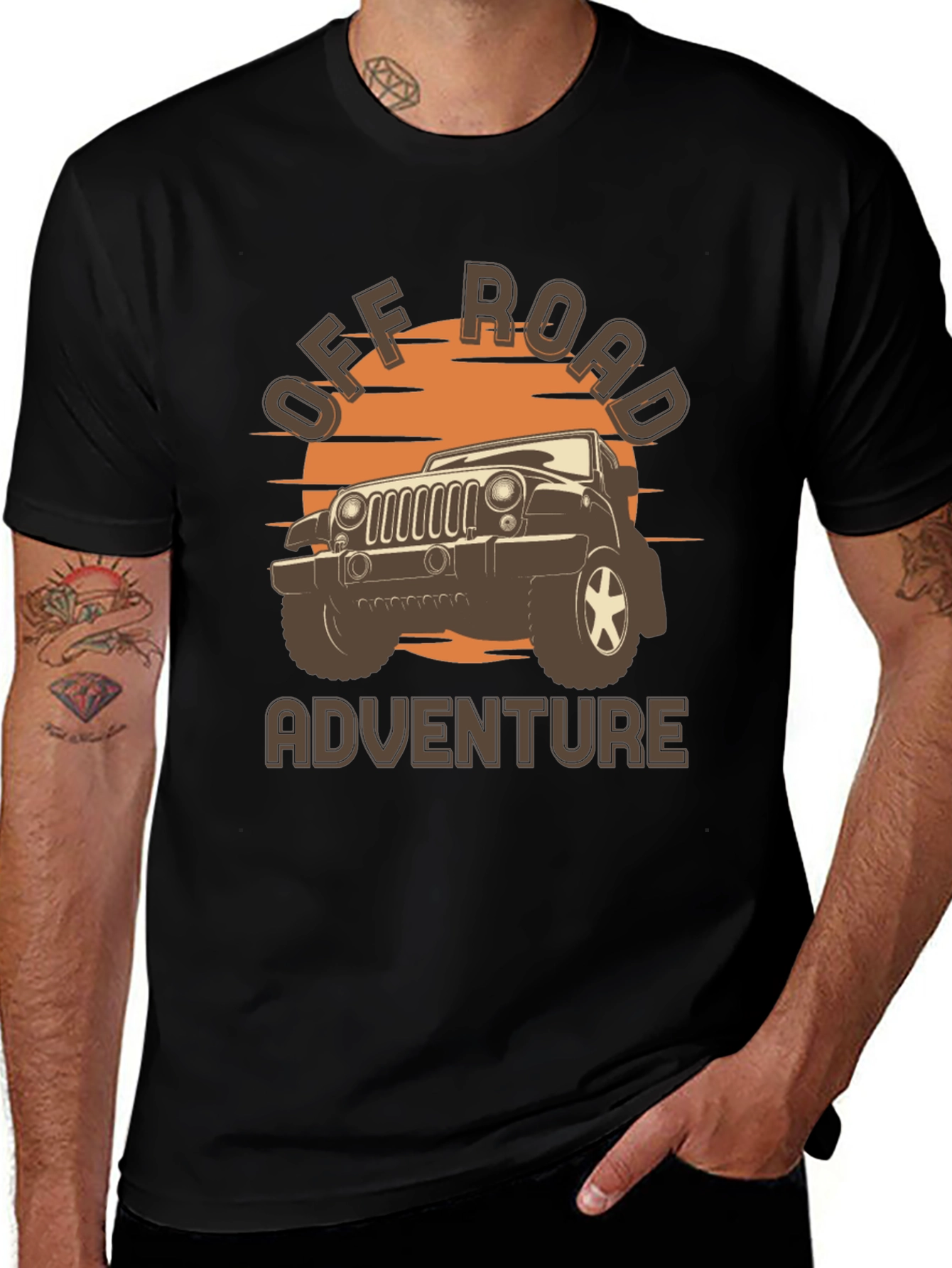 Off Road Adventure T-Shirt - Jeep Design