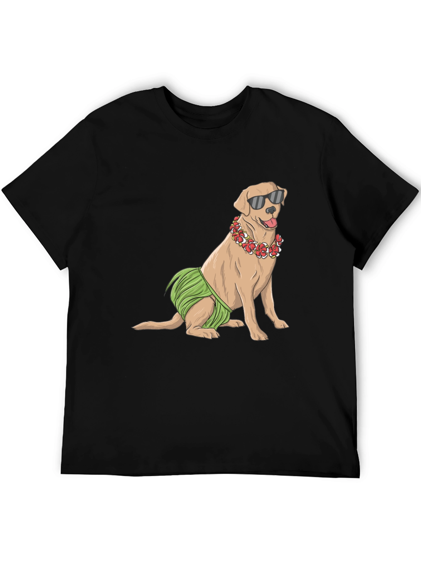 Cool Dog T-Shirt - Hawaiian Style