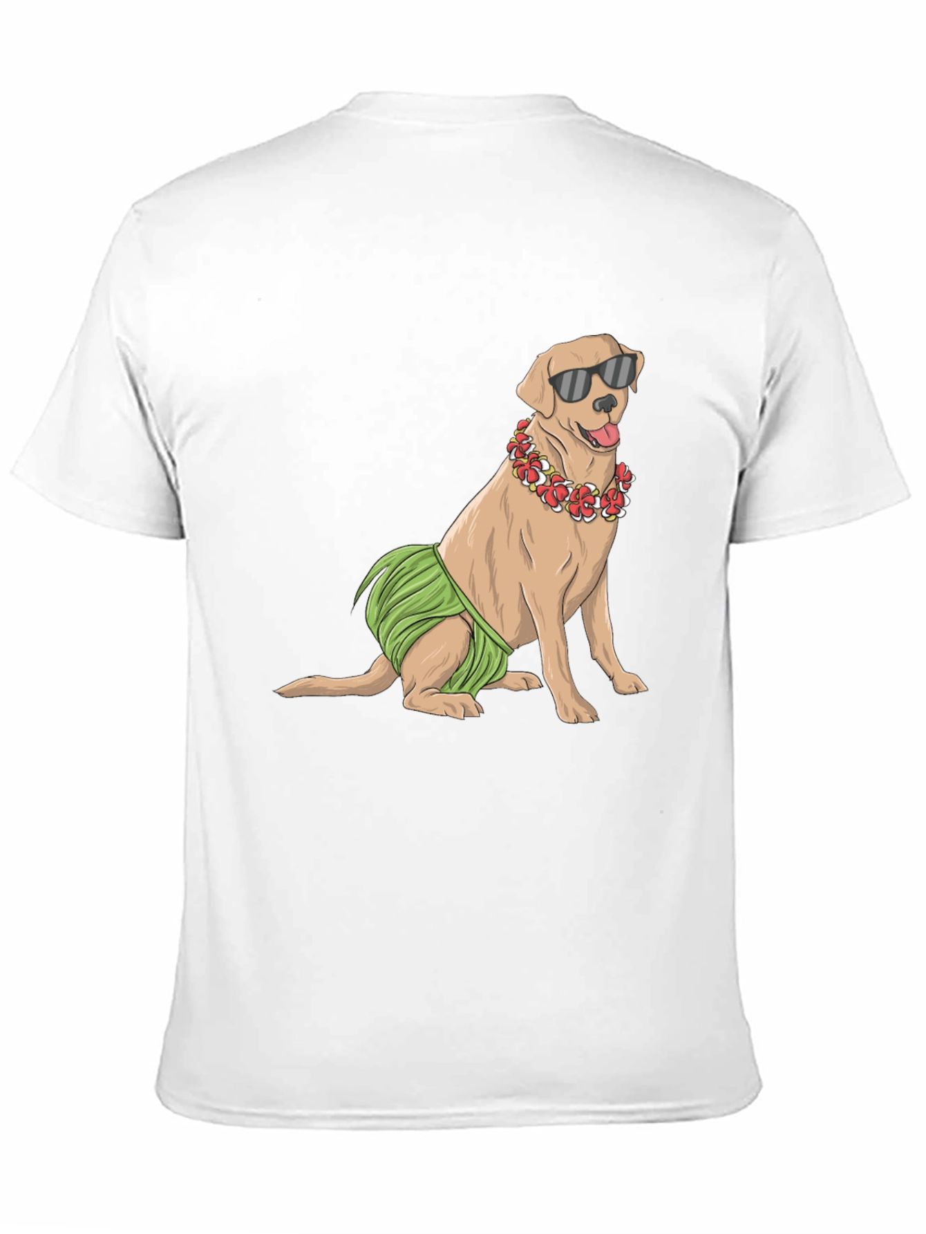 Cool Dog T-Shirt - Hawaiian Style