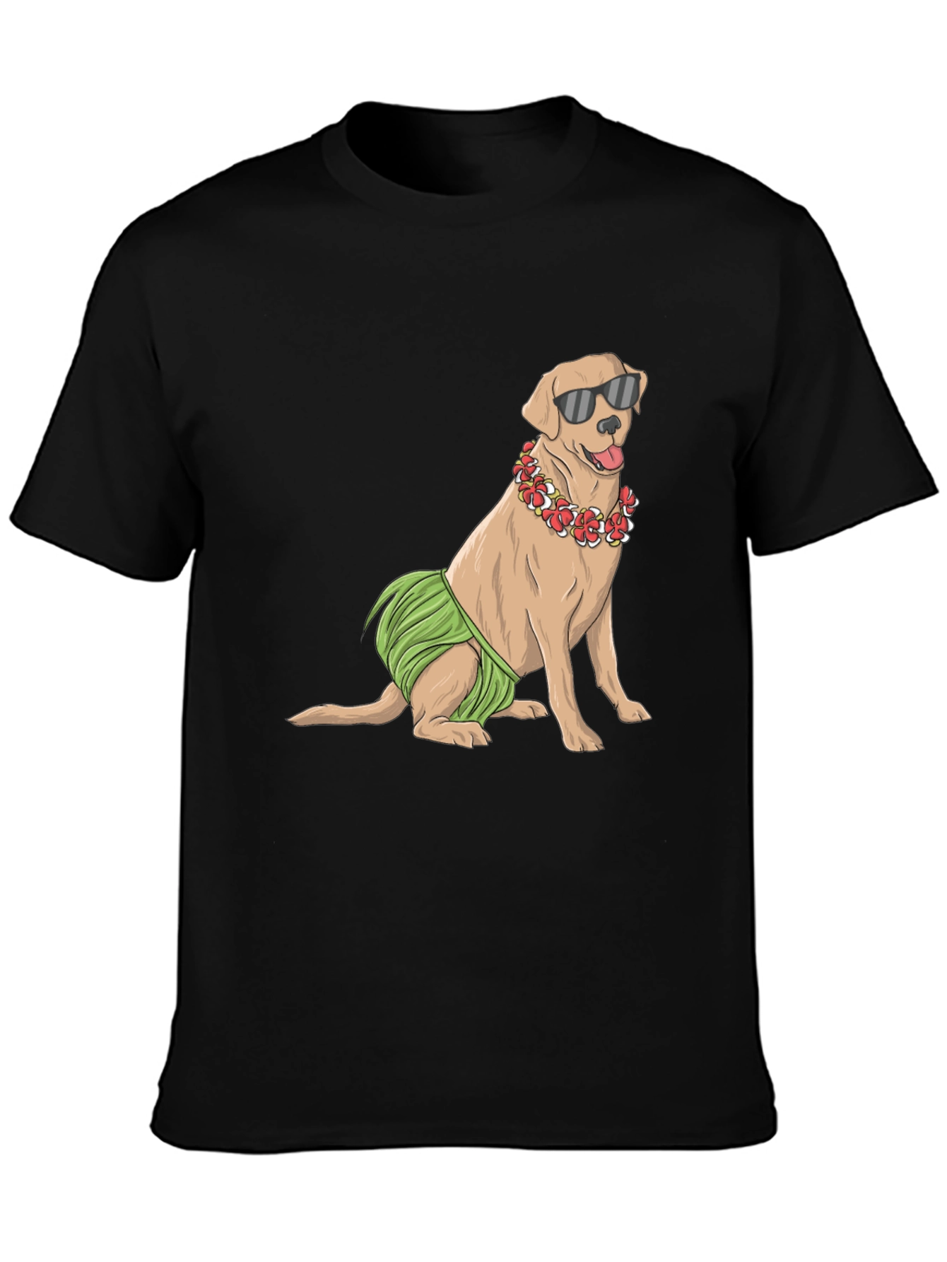 Cool Dog T-Shirt - Hawaiian Style