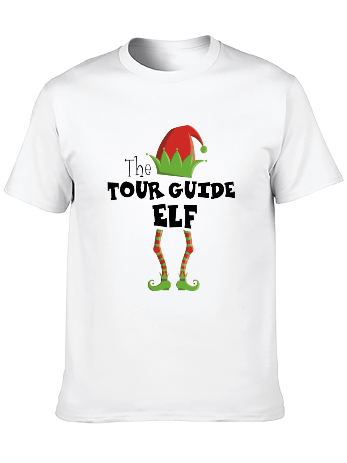 Tour Guide Elf Holiday T-Shirt