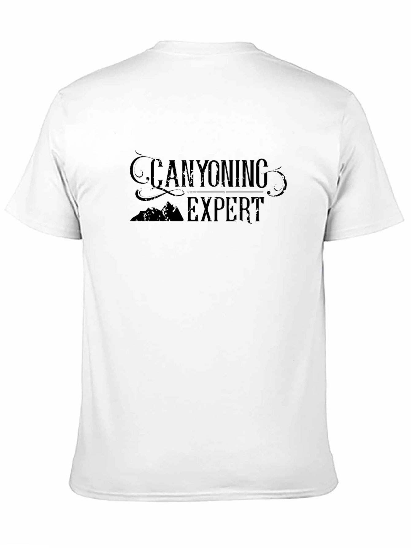 Canyoning Expert Black T-Shirt - Adventure Ready