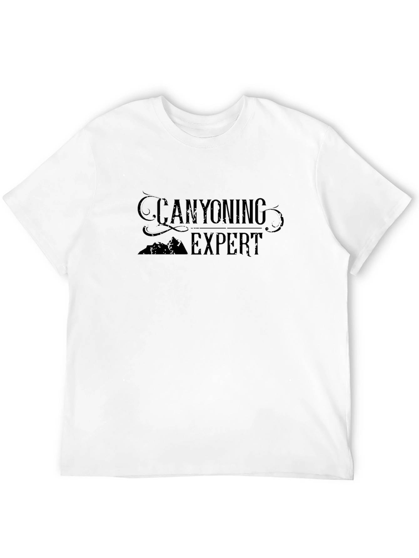 Canyoning Expert Black T-Shirt - Adventure Ready