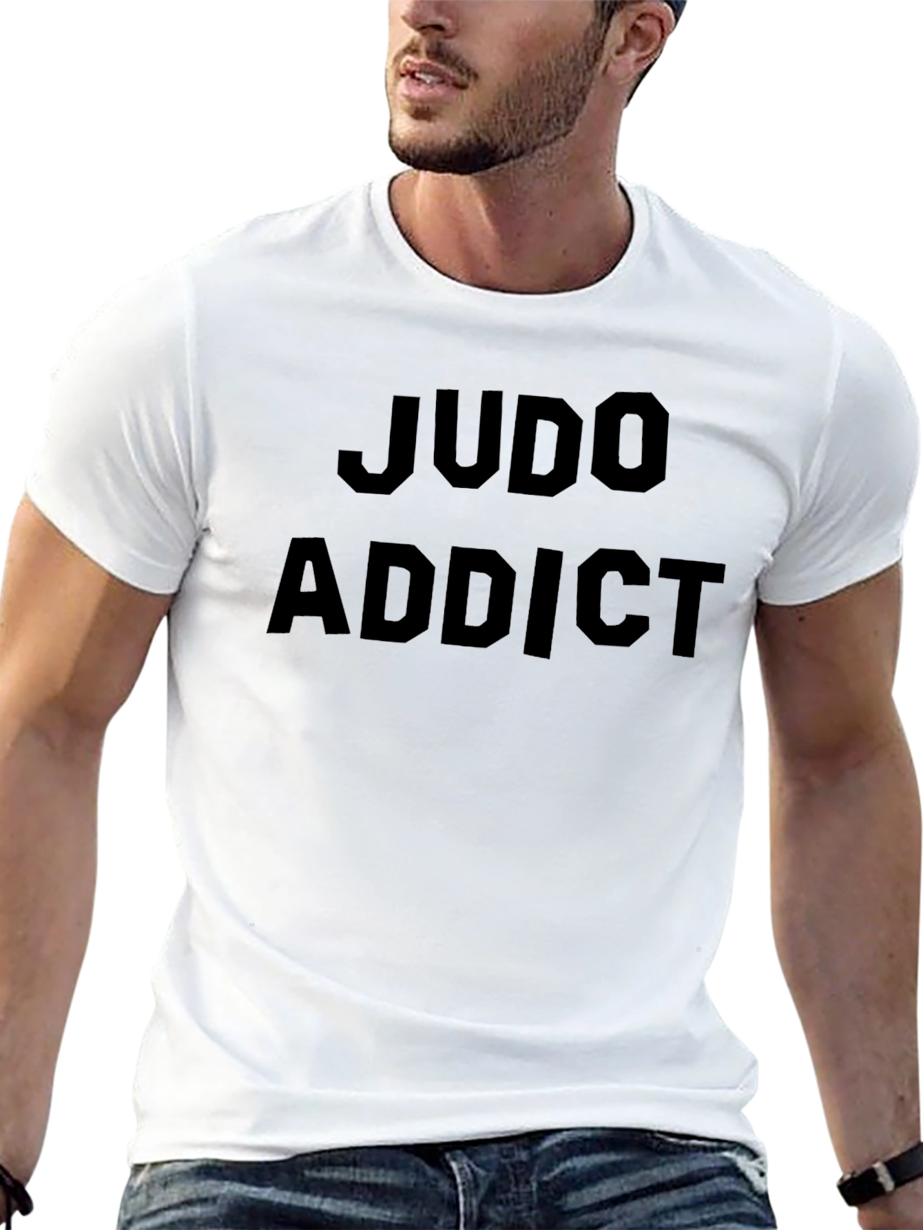 Judo Addict Black Graphic Tee