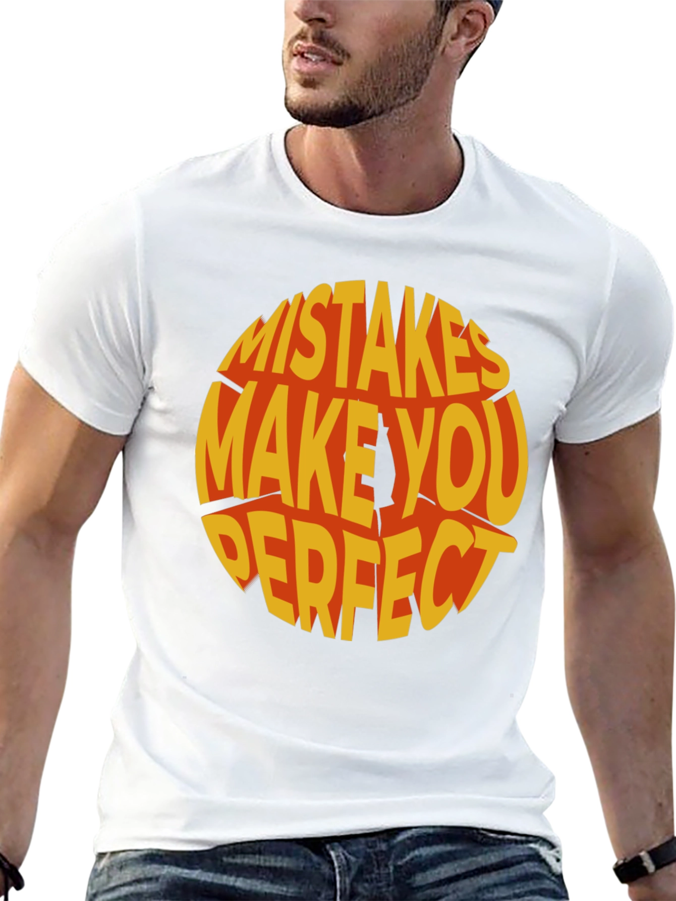 Mistakes Make You Perfect Graphic Tee - Black
