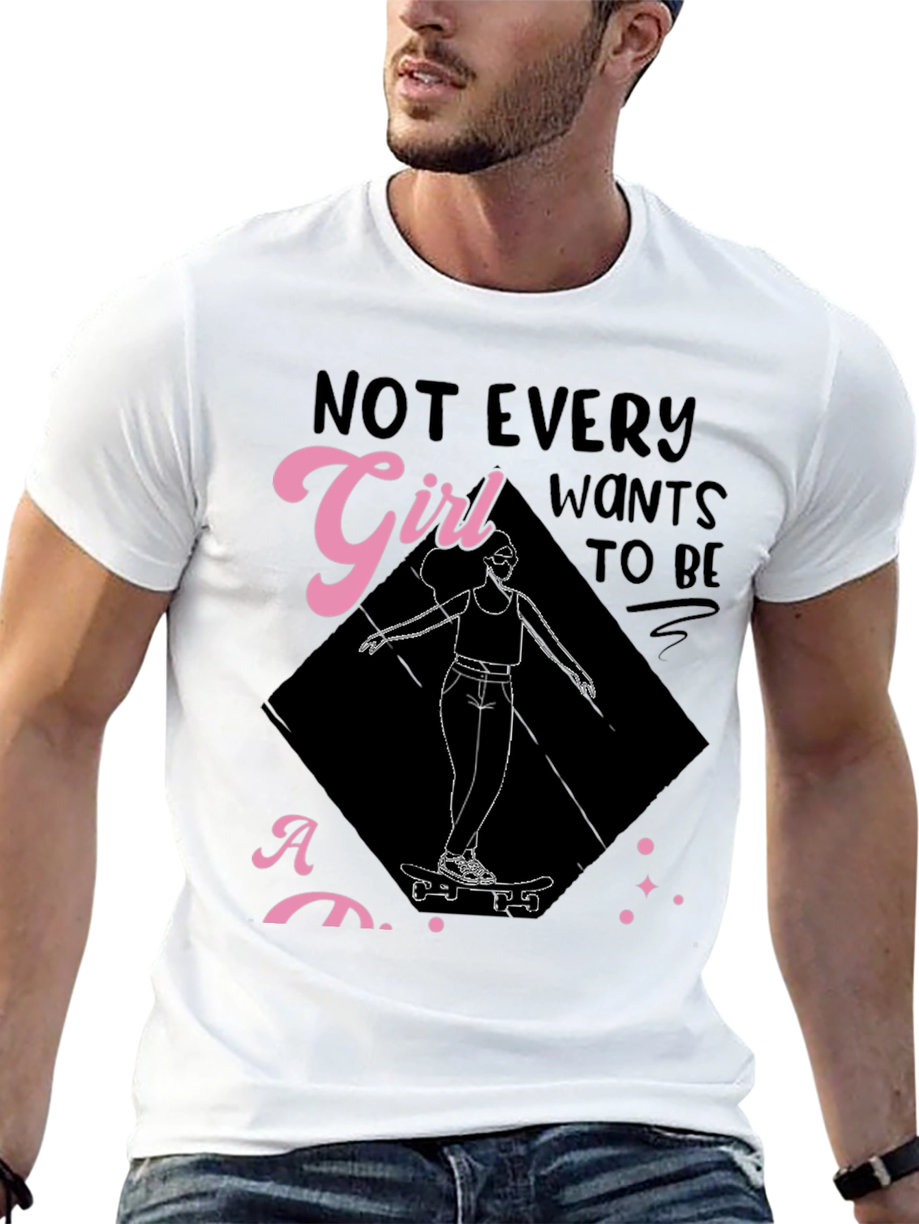 Not Every Girl Skater Graphic Tee