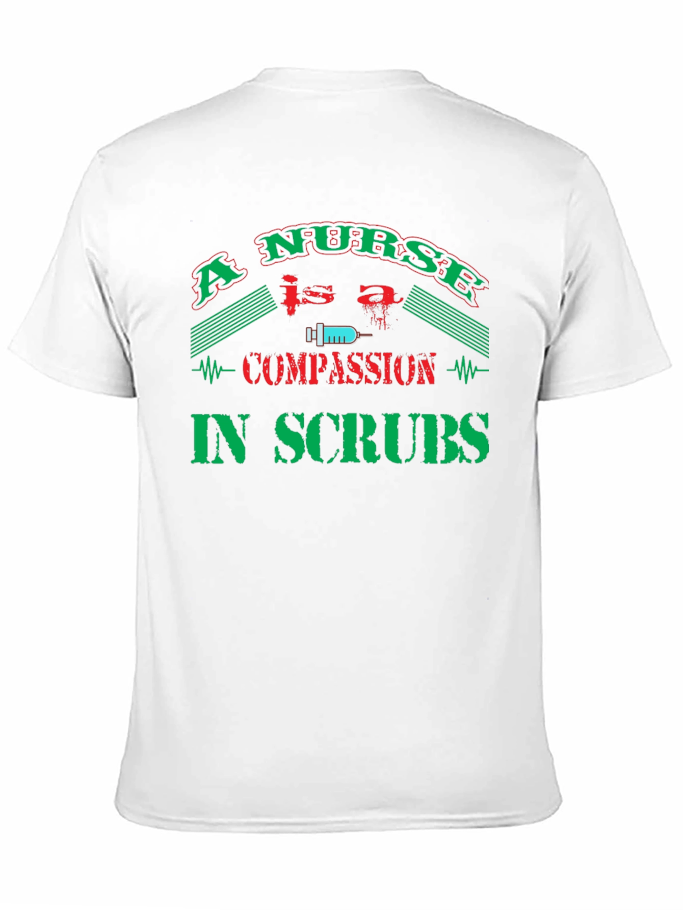 Nurse Compassion in Scrubs T-Shirt