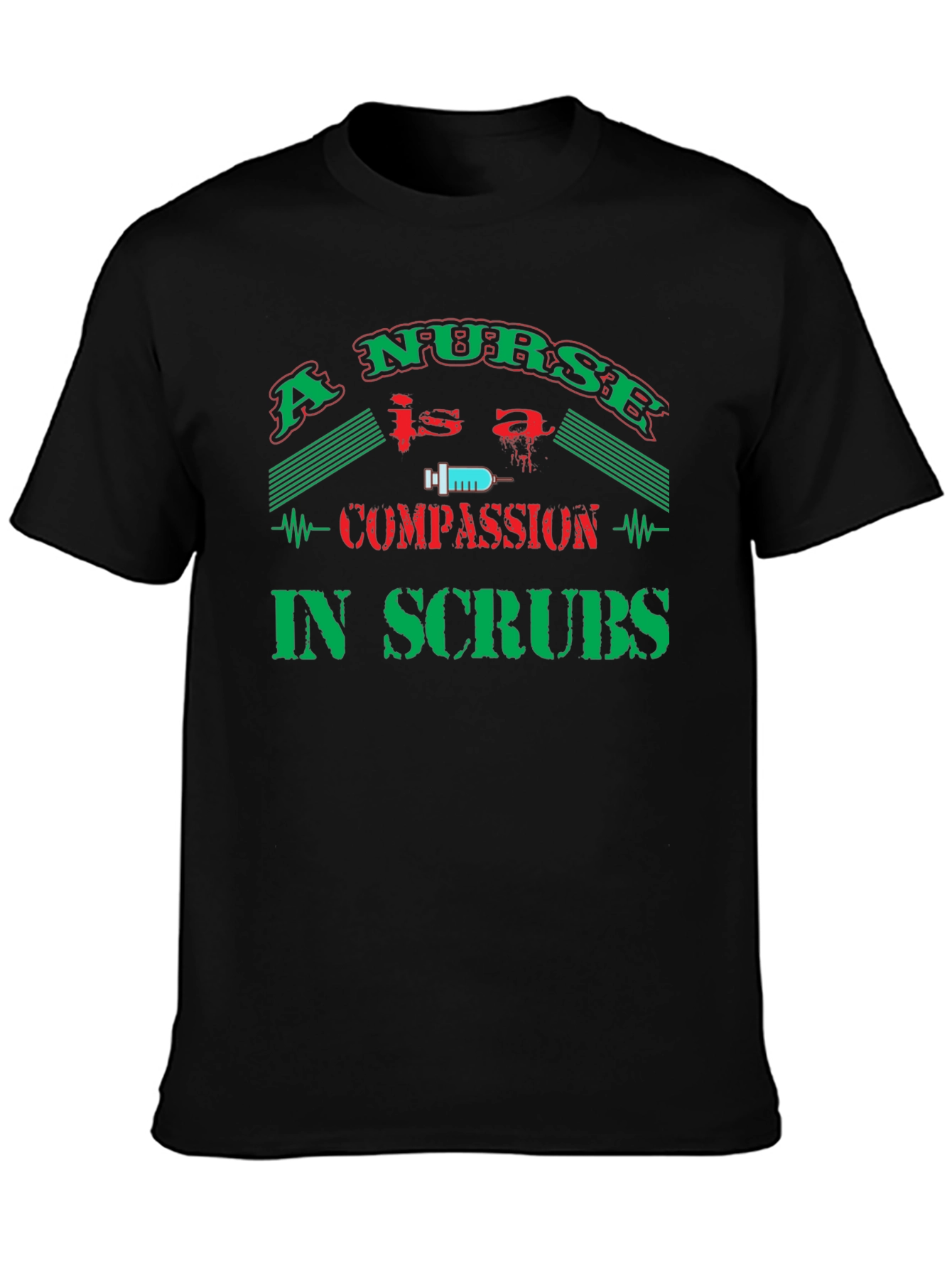 Nurse Compassion in Scrubs T-Shirt