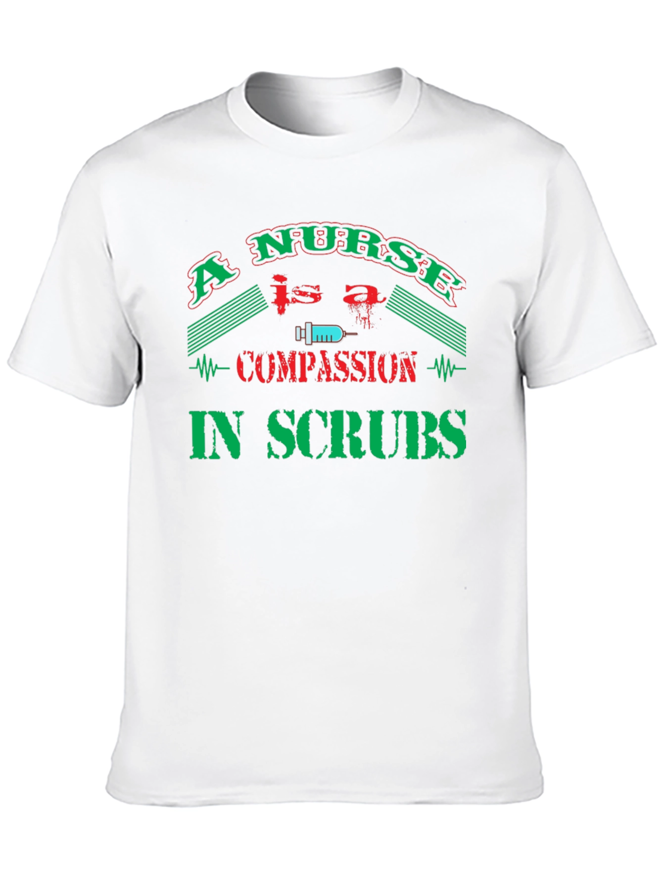 Nurse Compassion in Scrubs T-Shirt