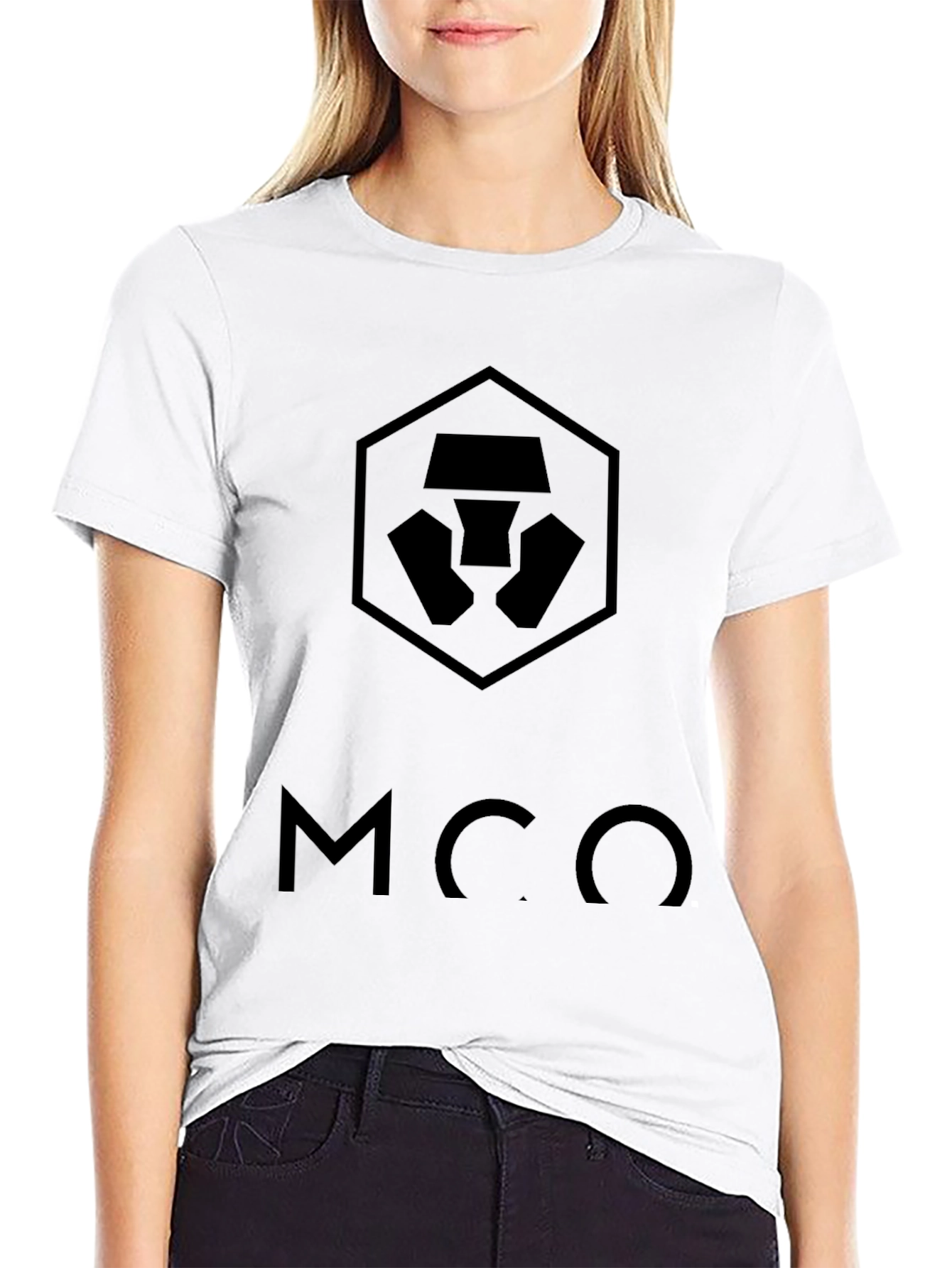 Modern Black T-Shirt with Graphic Logo Design