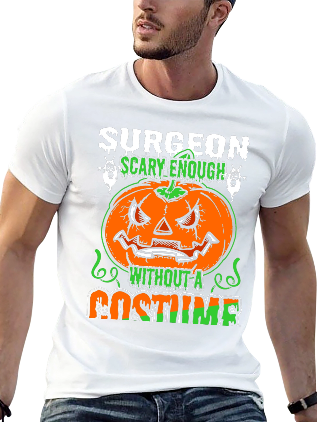 Surgeon Scary Enough Halloween T-Shirt