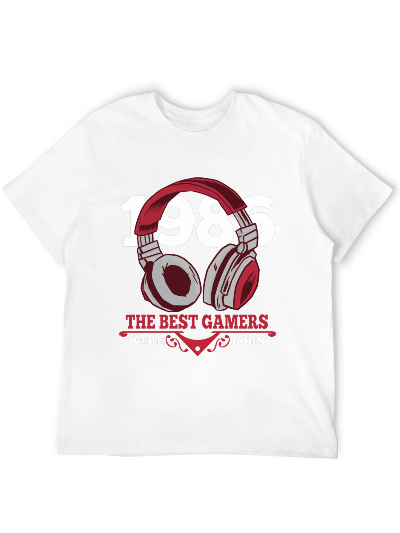 1986 Best Gamers T-Shirt Black Gaming Apparel