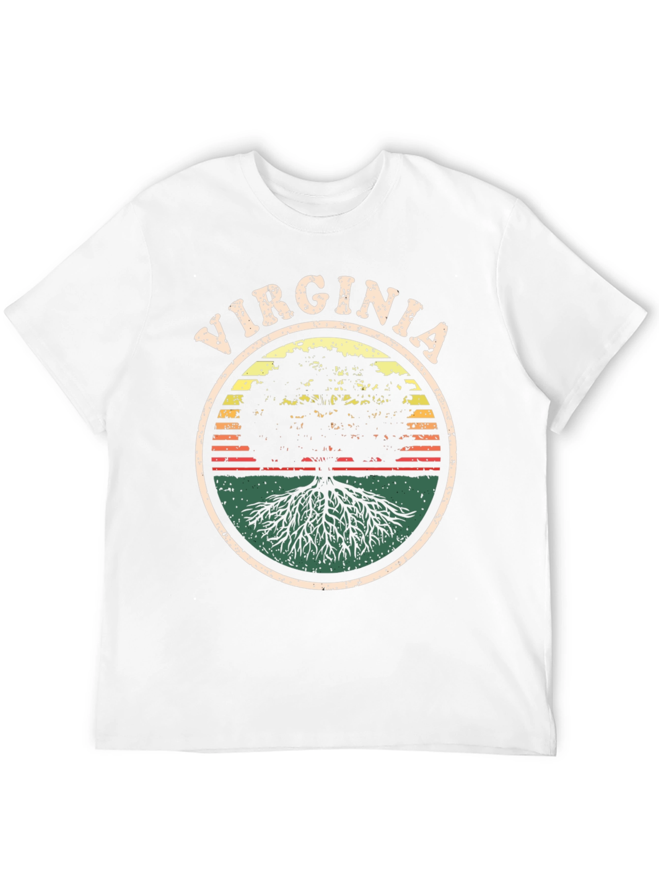 Virginia Tree Graphic Tee - Retro Style