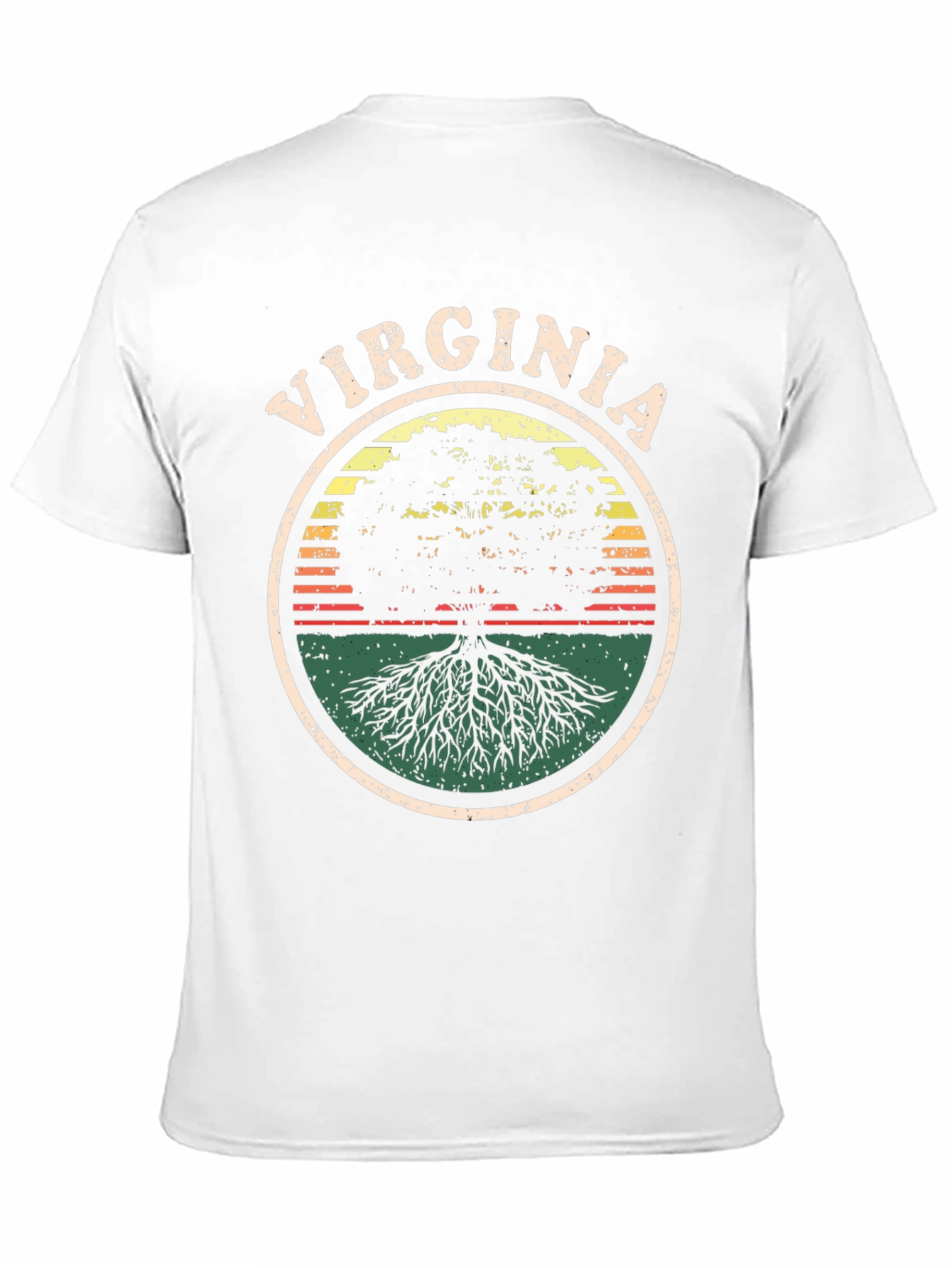 Virginia Tree Graphic Tee - Retro Style