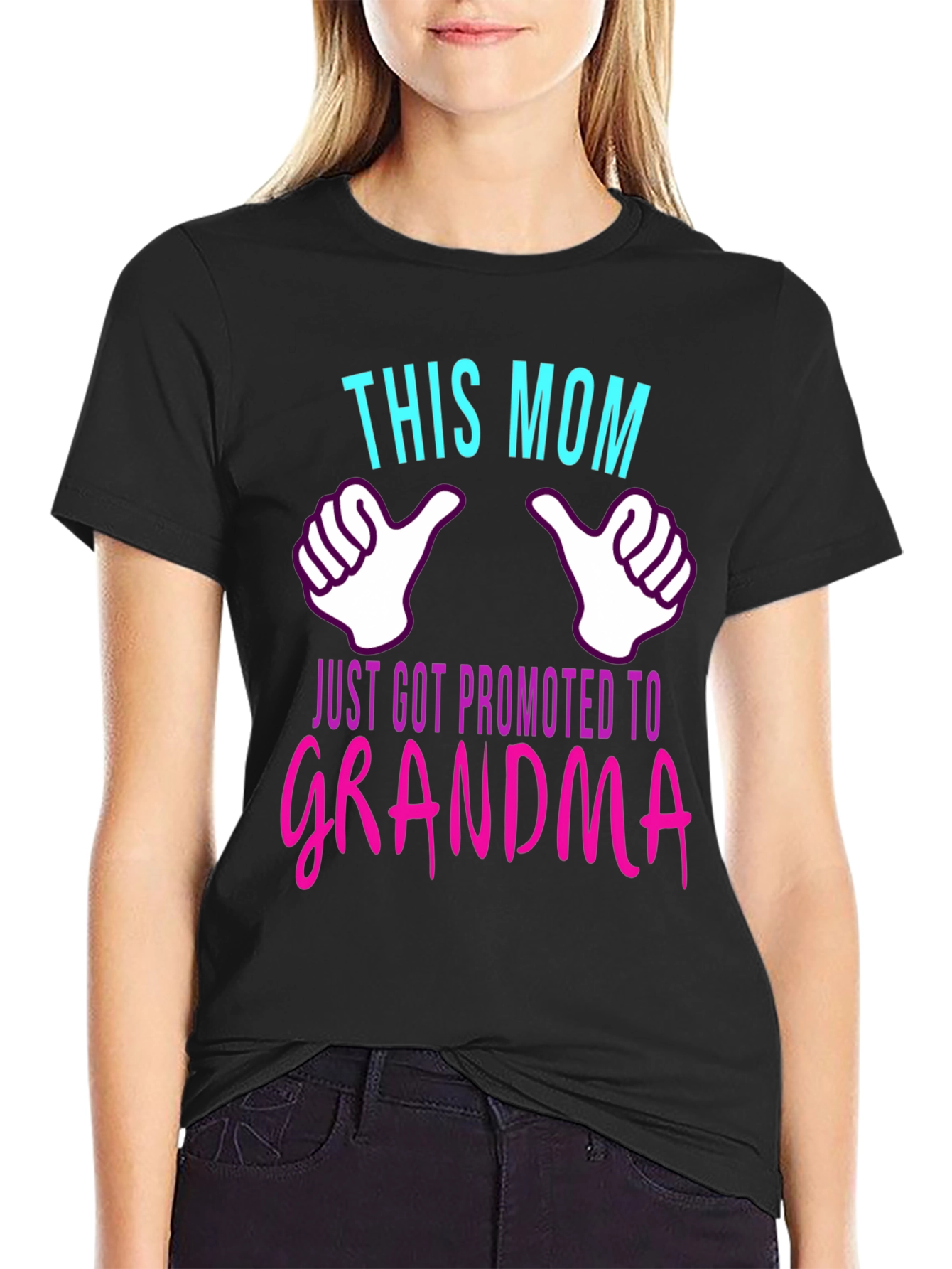 This Mom Just Got Promoted to Grandma T-Shirt