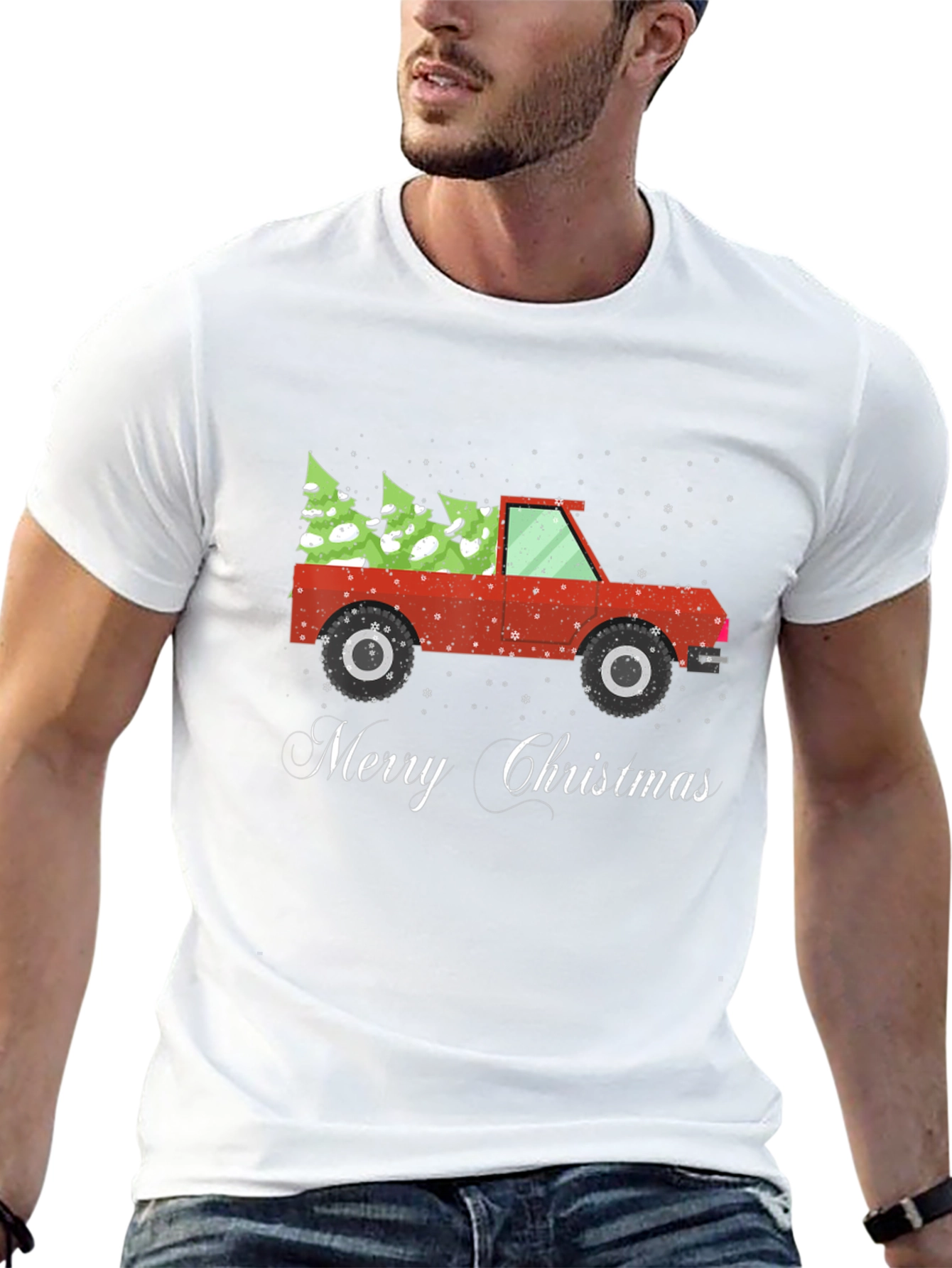 Festive Christmas Truck T-Shirt