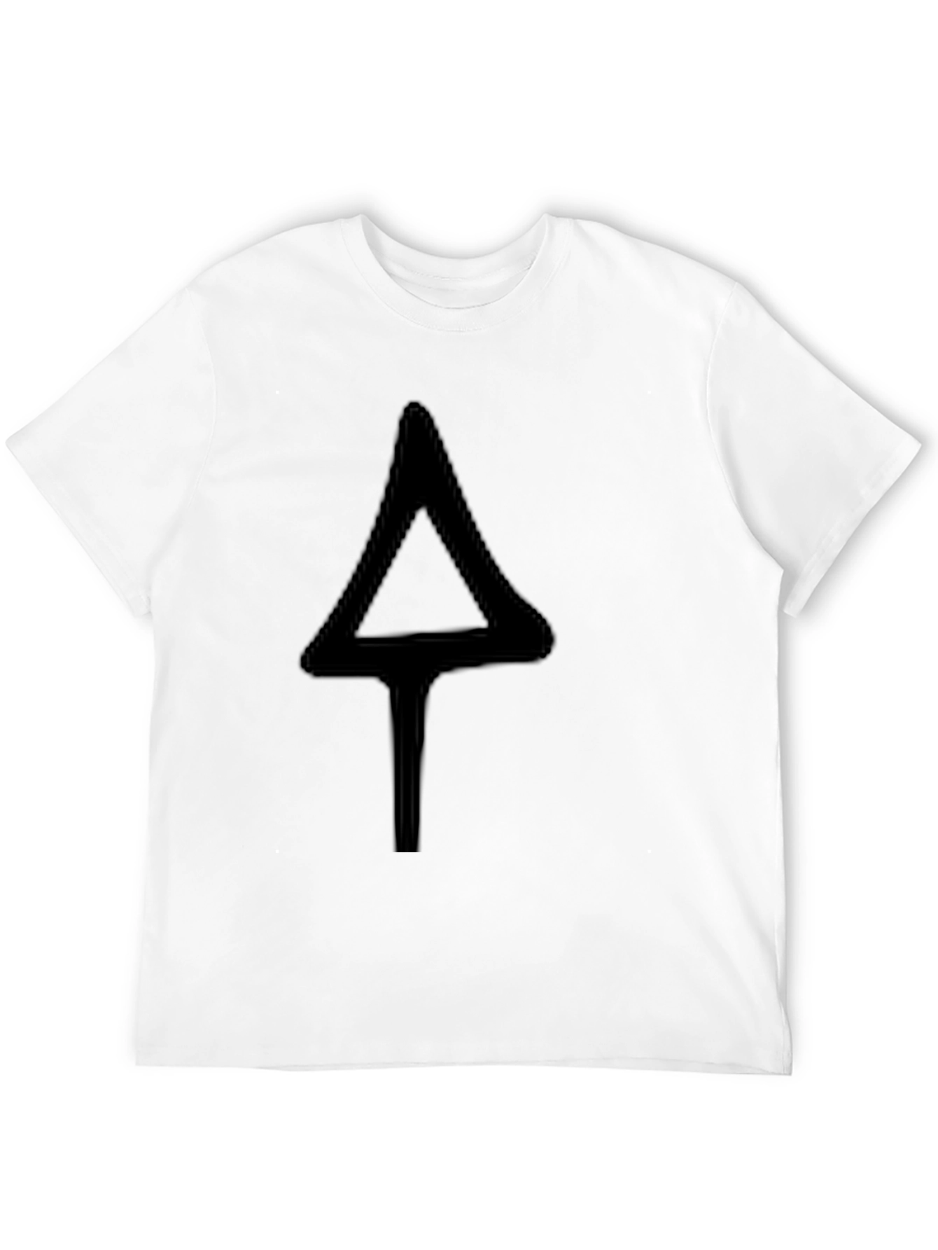 Black T-Shirt with Unique Arrow Design