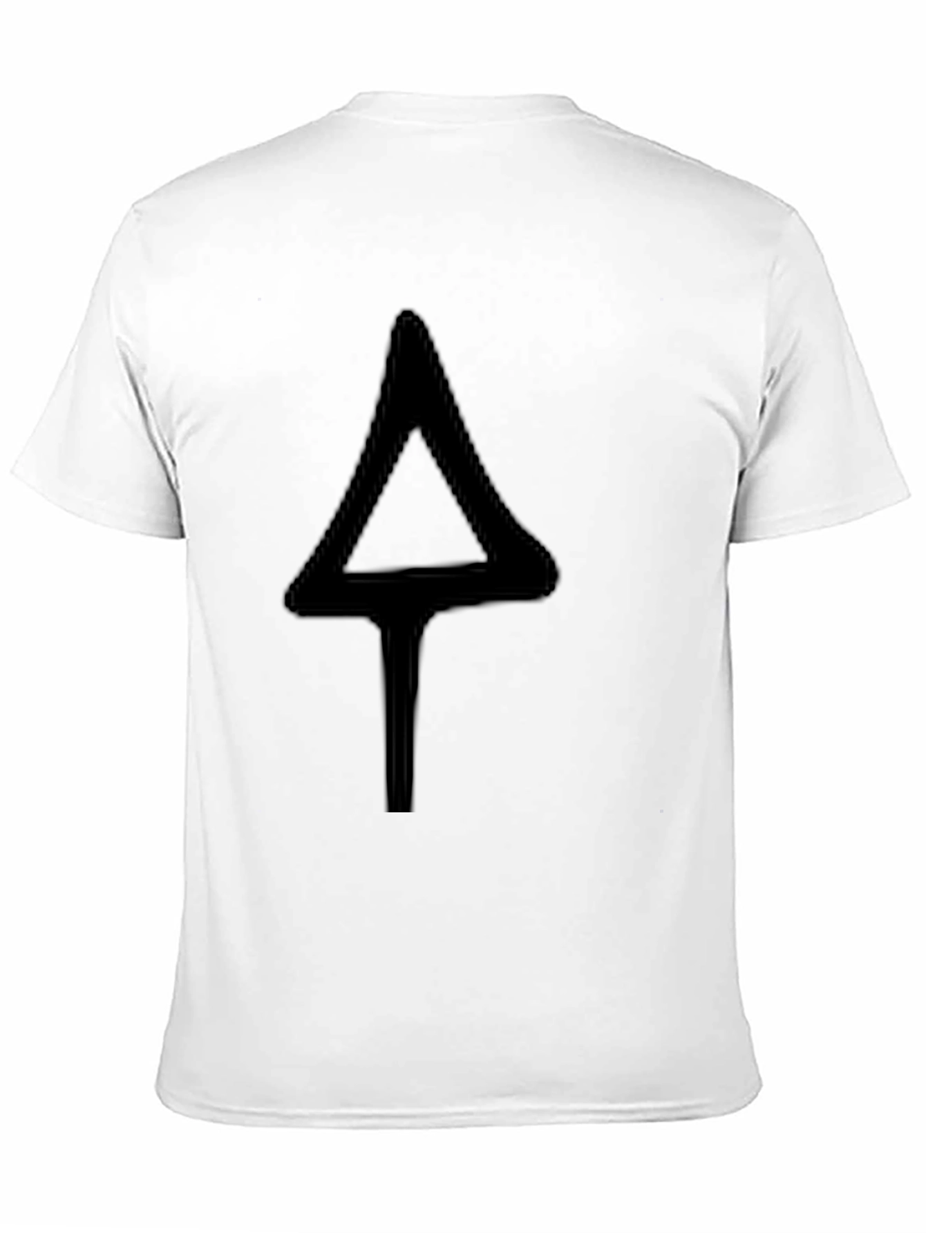 Black T-Shirt with Unique Arrow Design
