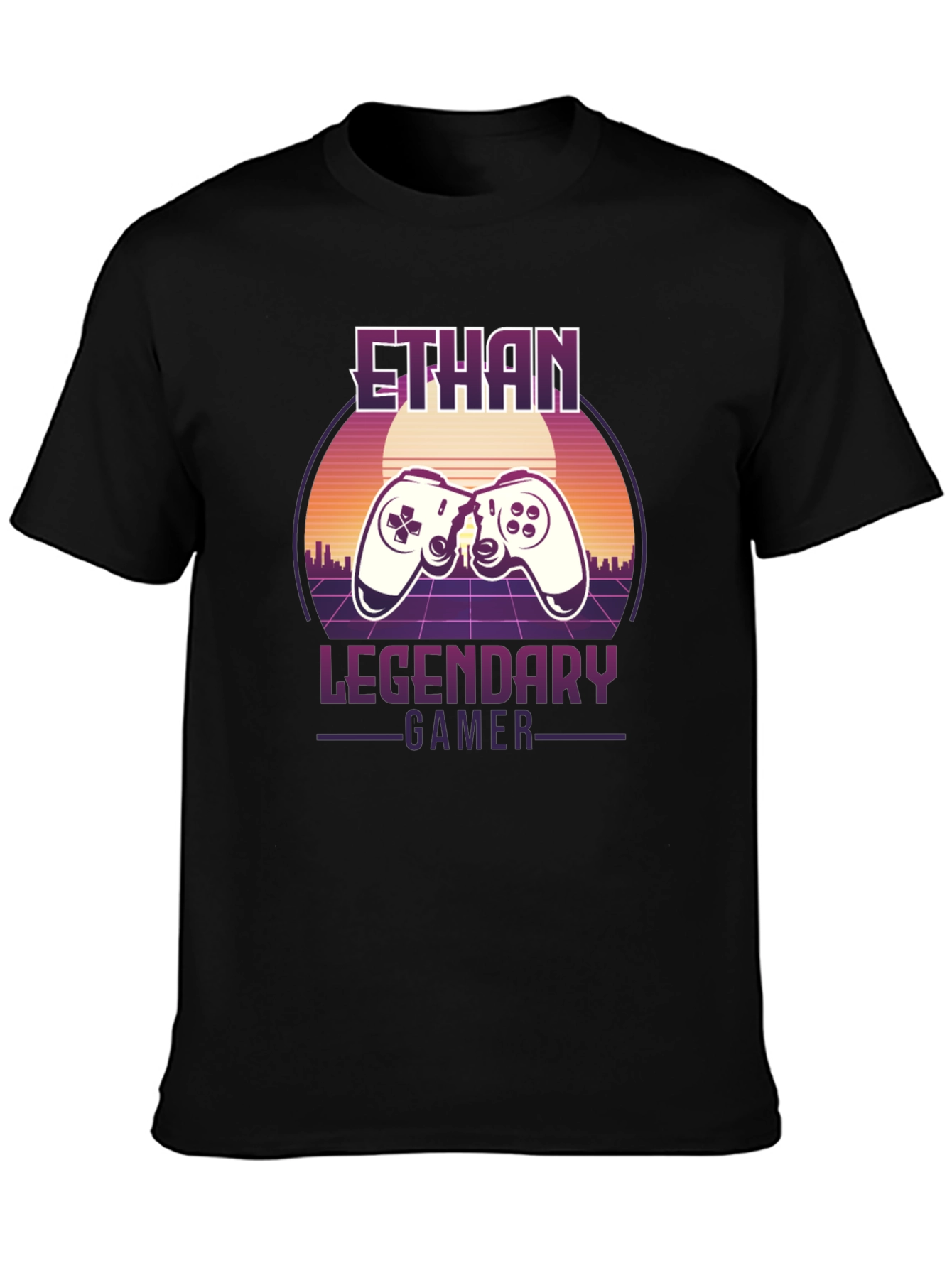 Ethan Legendary Gamer T-Shirt Retro Style