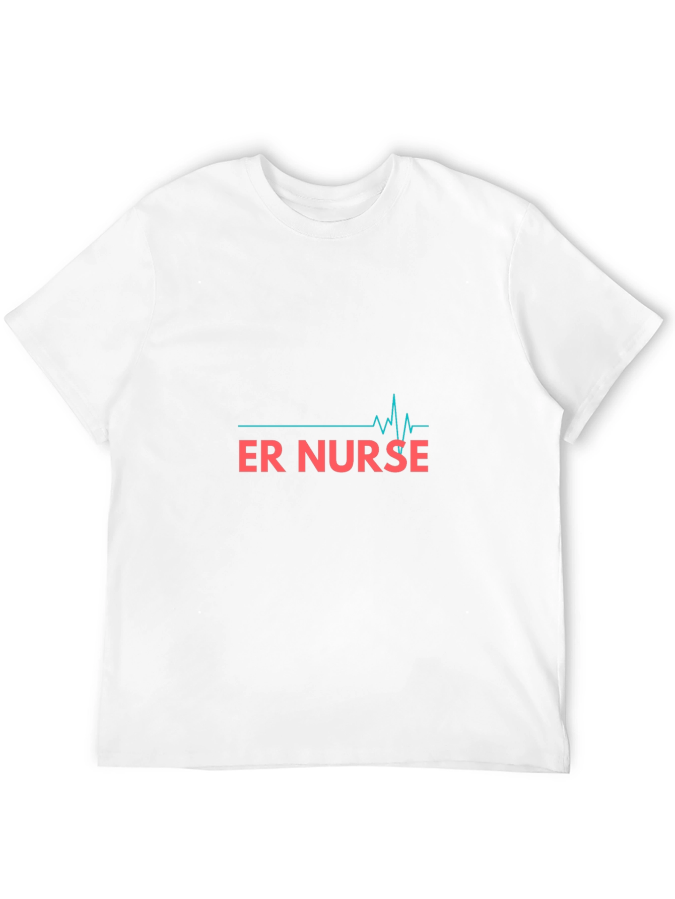 ER Nurse Graphic T-Shirt - Black Cotton Blend
